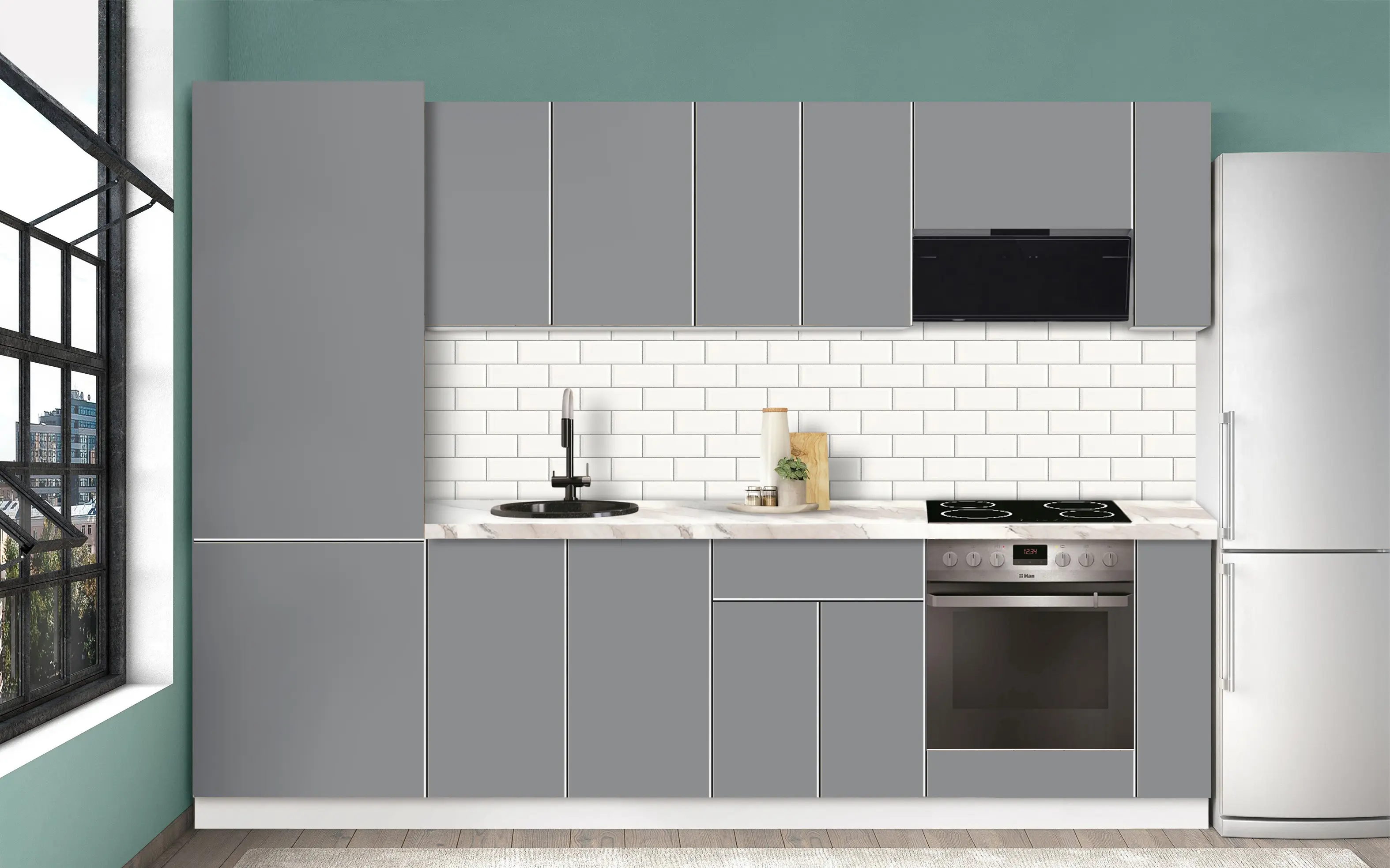 Модульная кухня Modern Dolce Vita 4 H68 2.8m