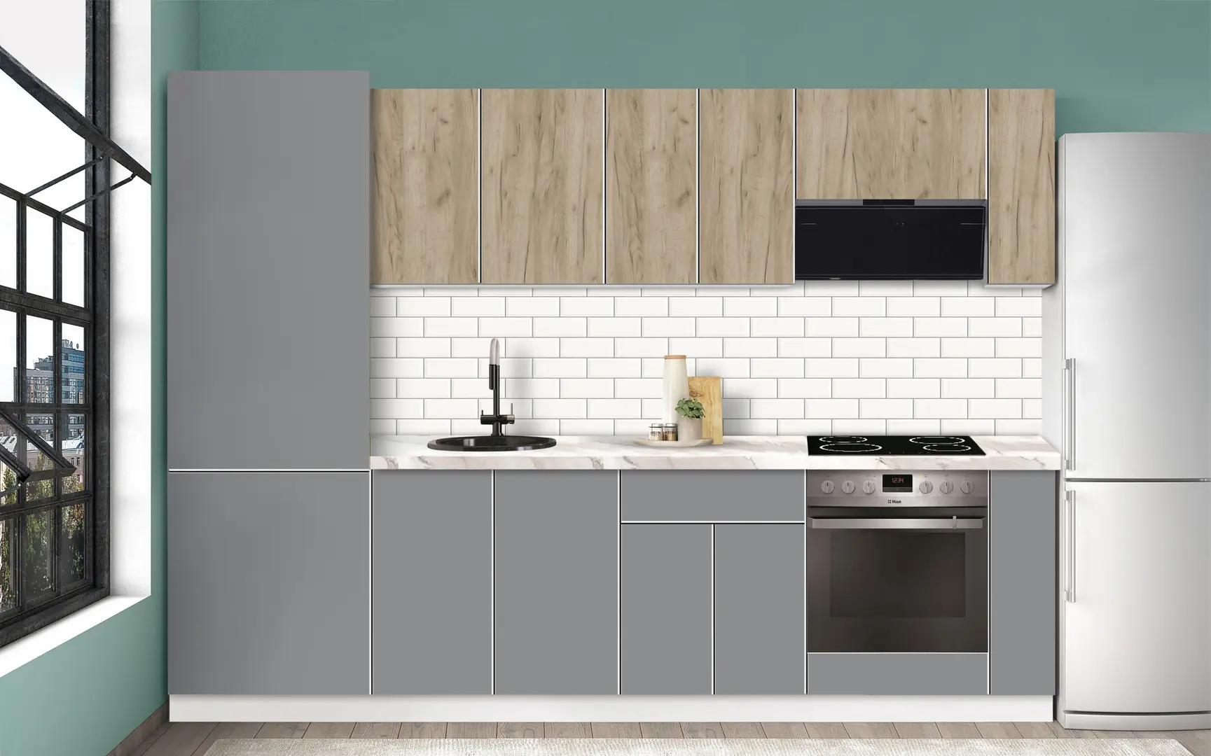 Модульная кухня Modern Dolce Vita 4 H68 2.8m