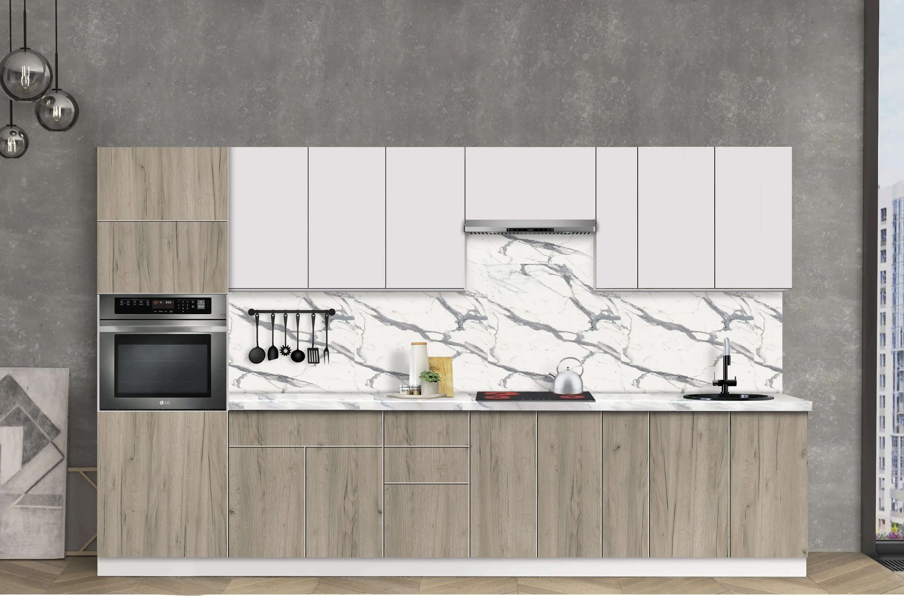 Модульная кухня Modern Dolce Vita 4 H68 3.4m