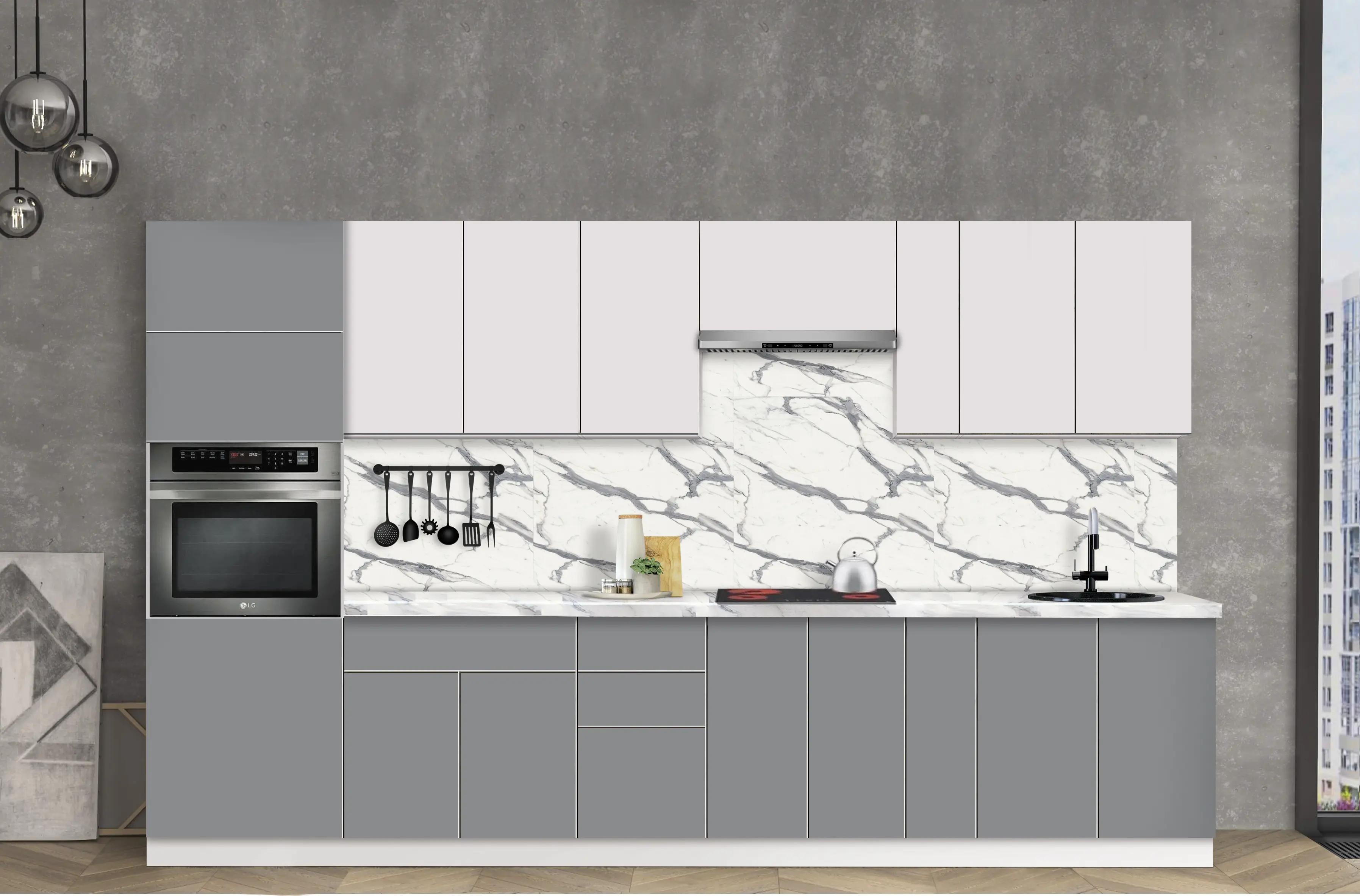 Модульная кухня Modern Dolce Vita 4 H68 3.4m