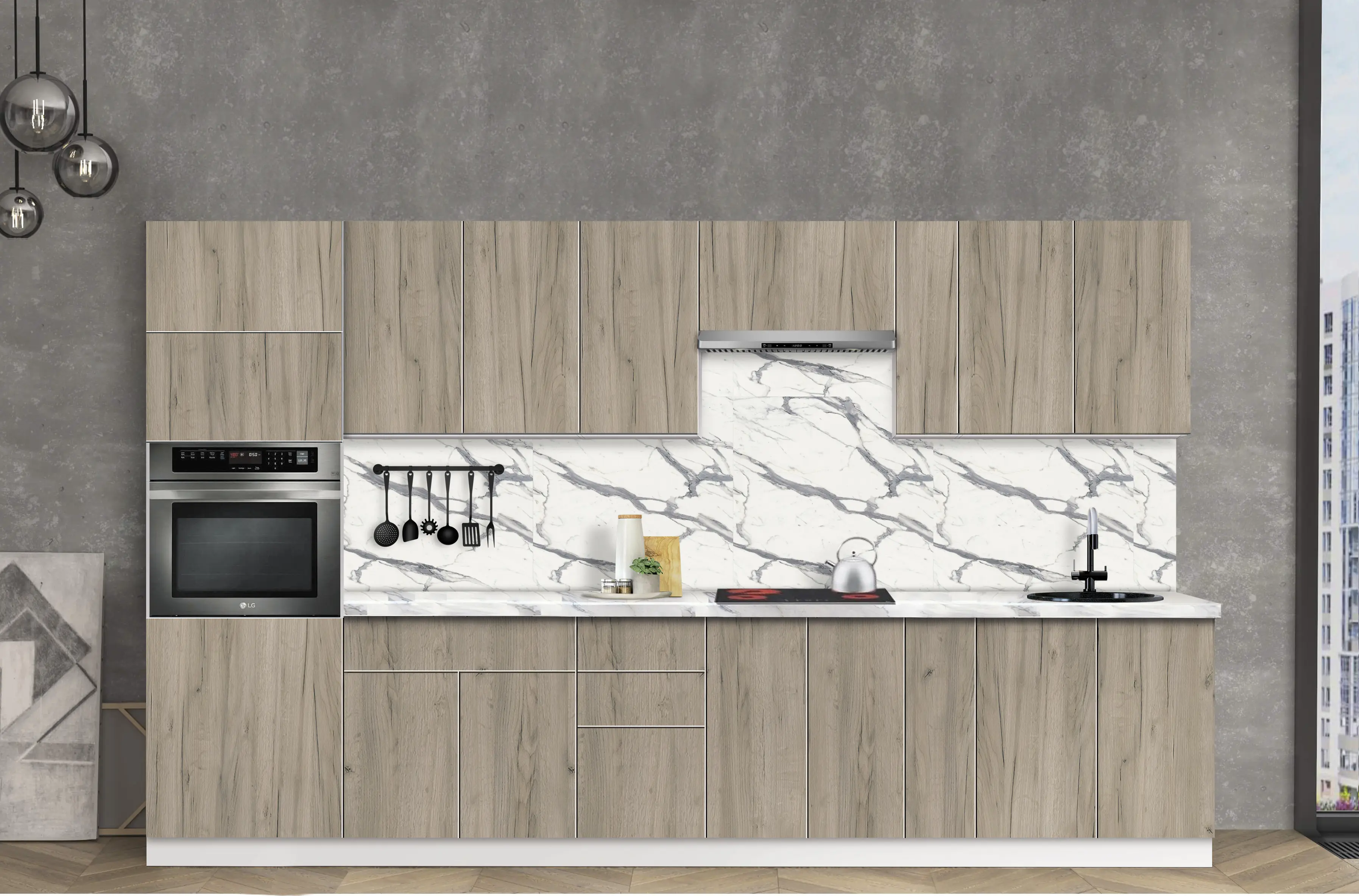 Модульная кухня Modern Dolce Vita 4 H68 3.4m