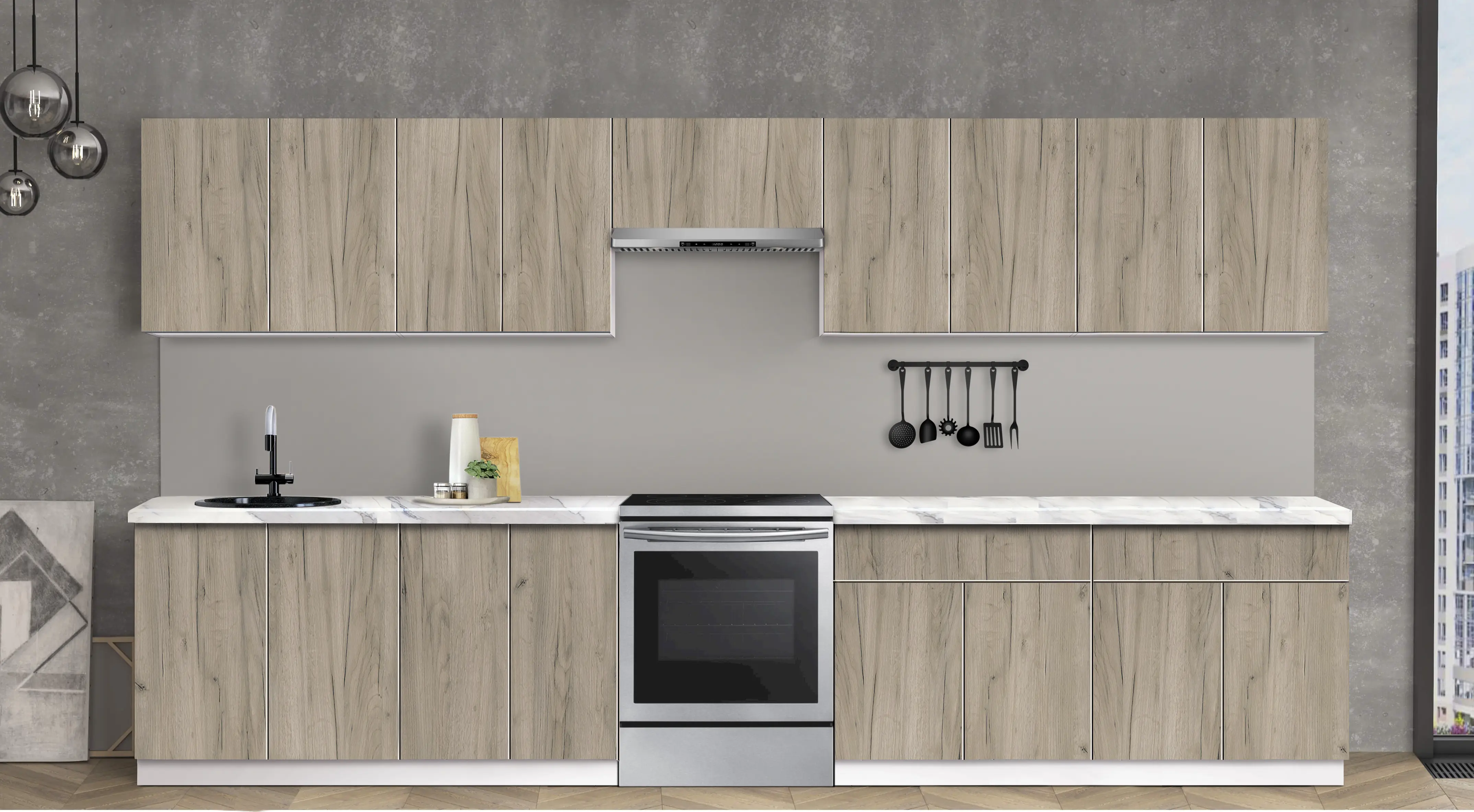 Bucatarie modulara Modern Dolce Vita 4 H68 3.6m