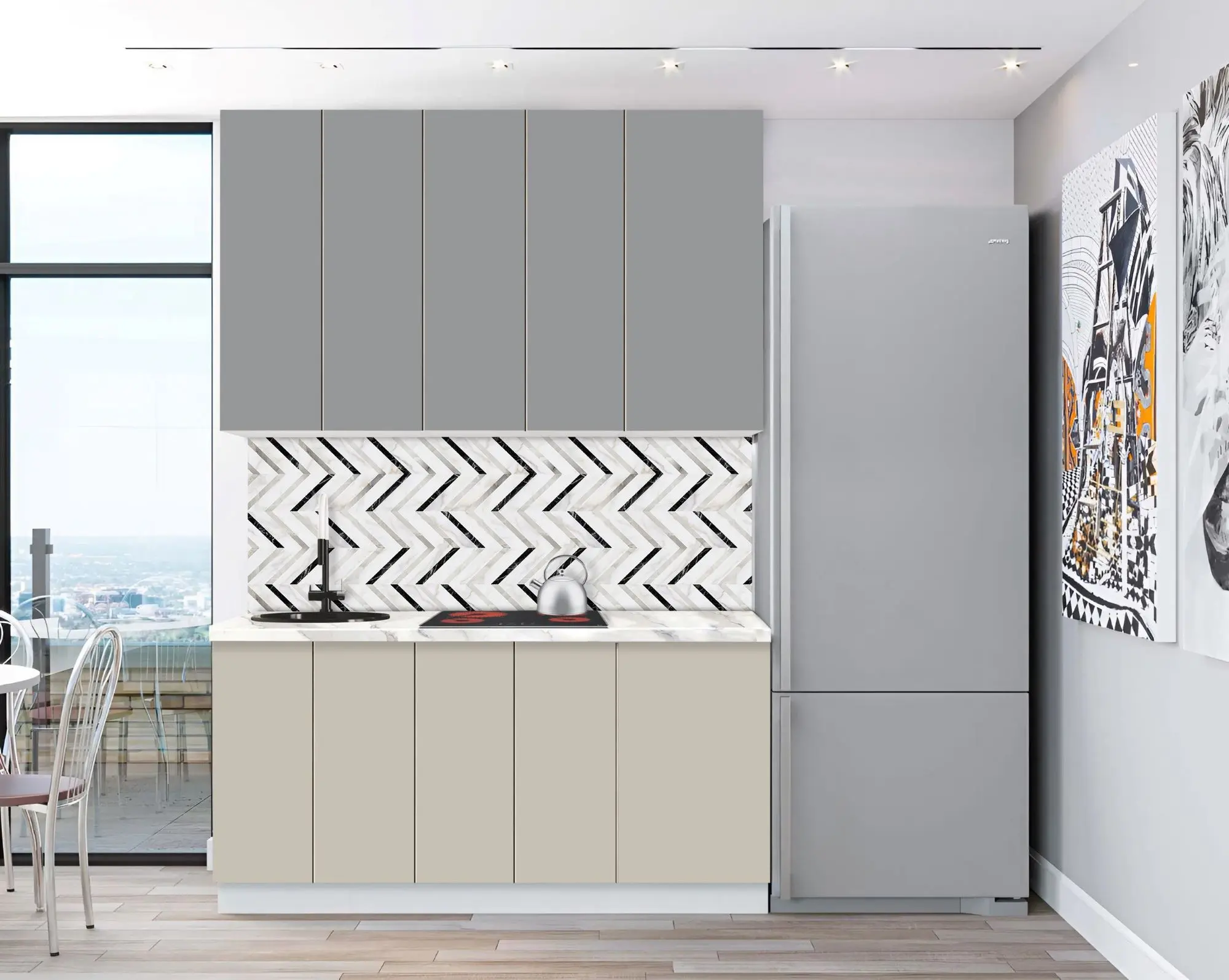 Модульная кухня Modern Dolce Vita 5 H110 1.6m