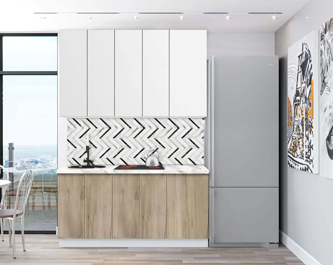 Модульная кухня Modern Dolce Vita 5 H110 1.6m