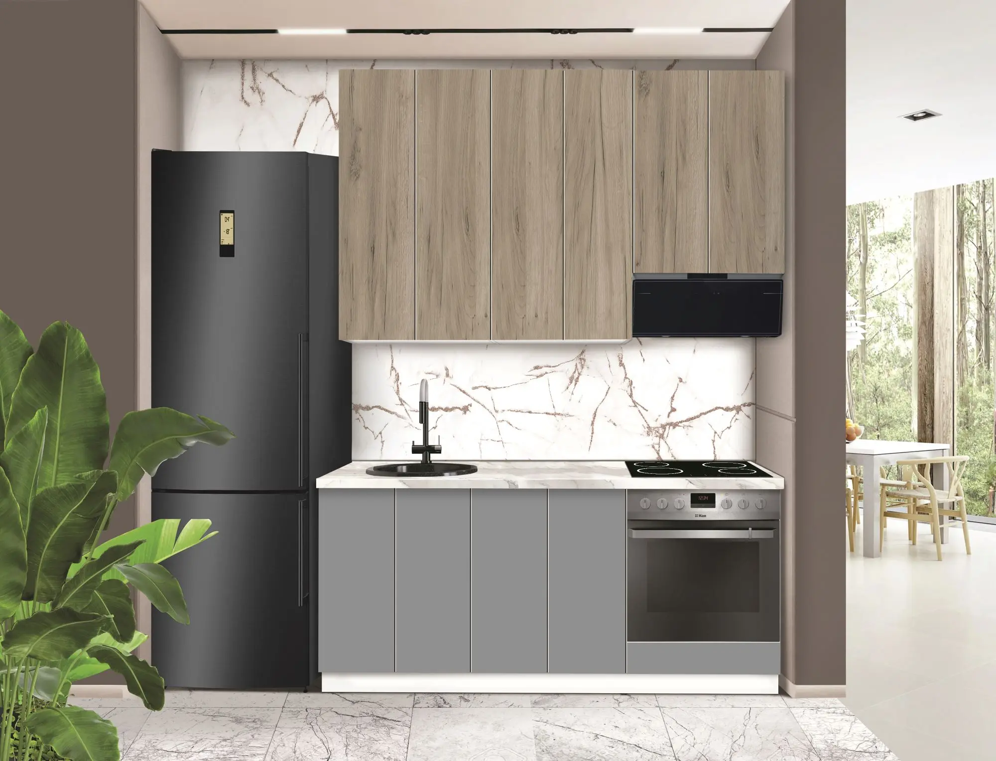 Модульная кухня Modern Dolce Vita 5 H110 1.8m