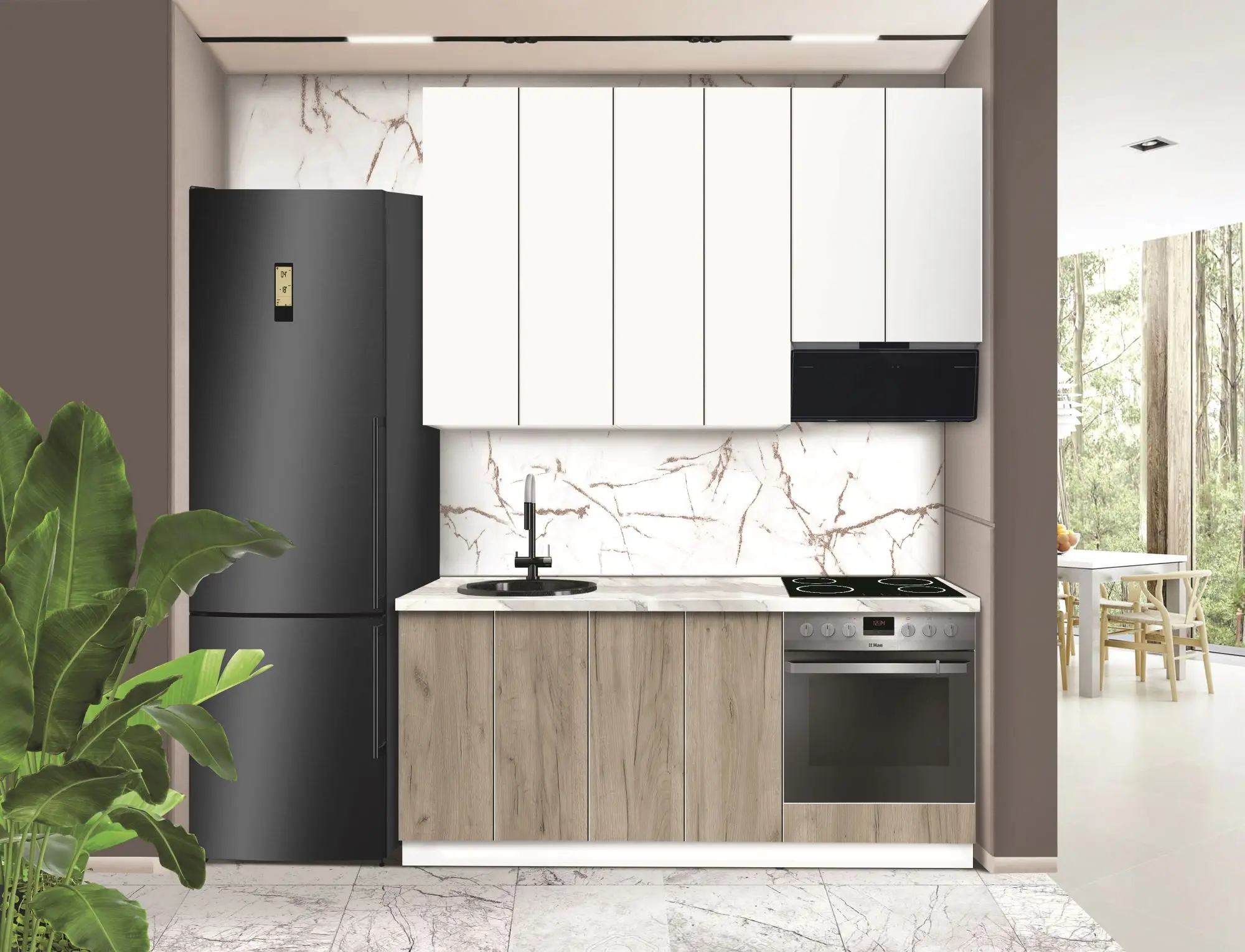 Модульная кухня Modern Dolce Vita 5 H110 1.8m