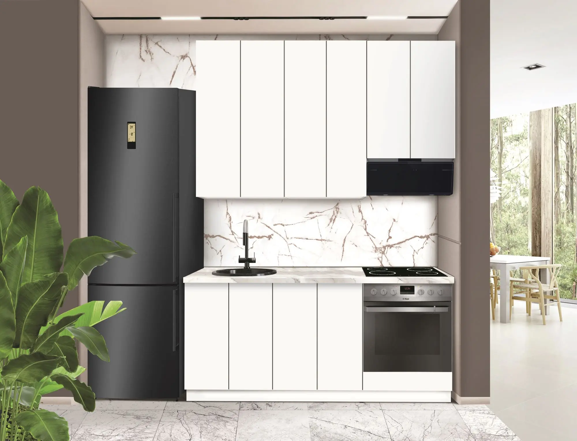 Модульная кухня Modern Dolce Vita 5 H110 1.8m