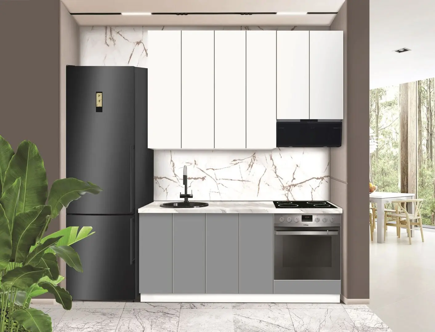 Модульная кухня Modern Dolce Vita 5 H110 1.8m