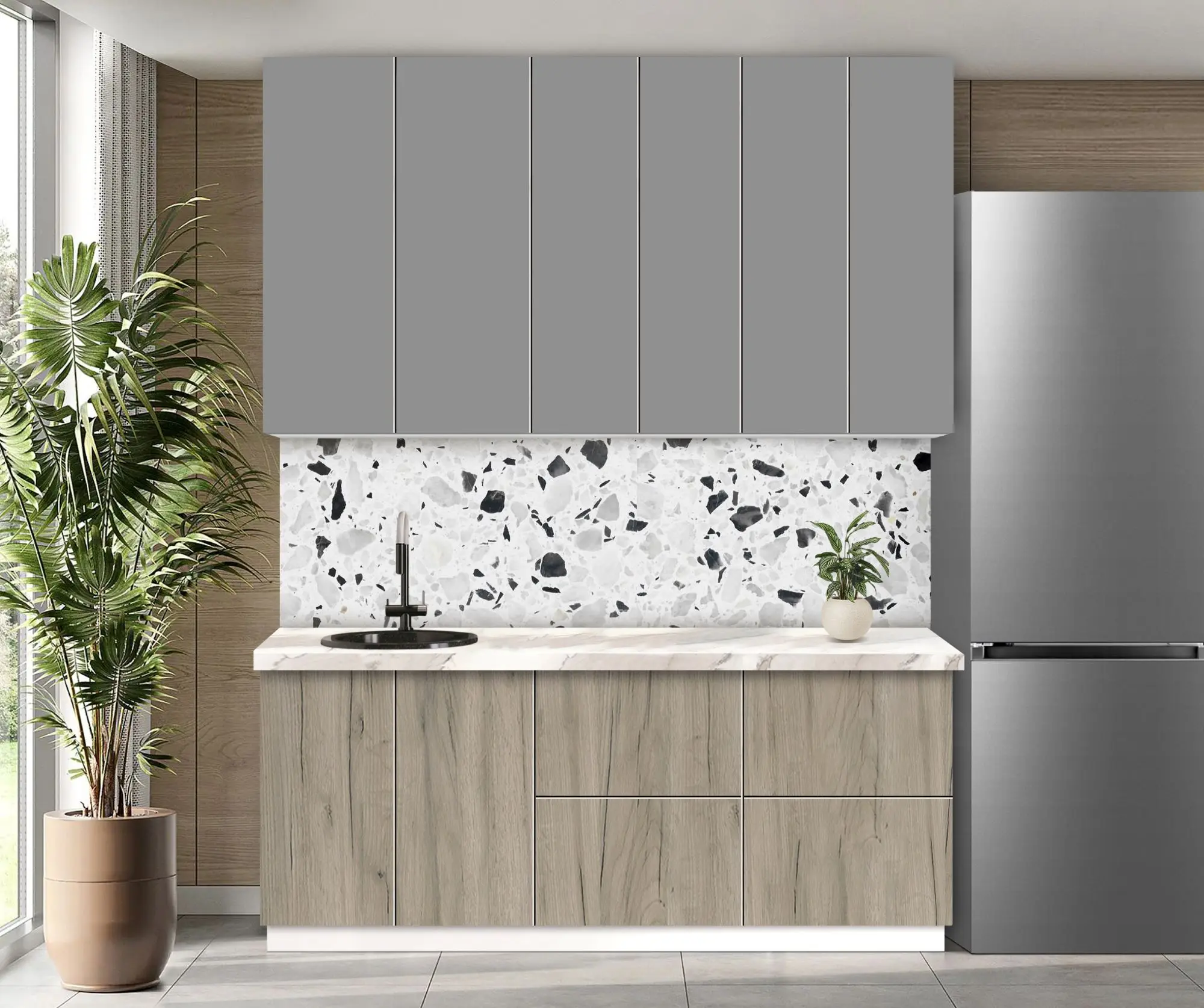 Bucatarie modulara Modern Dolce Vita 5 H110 2.0m