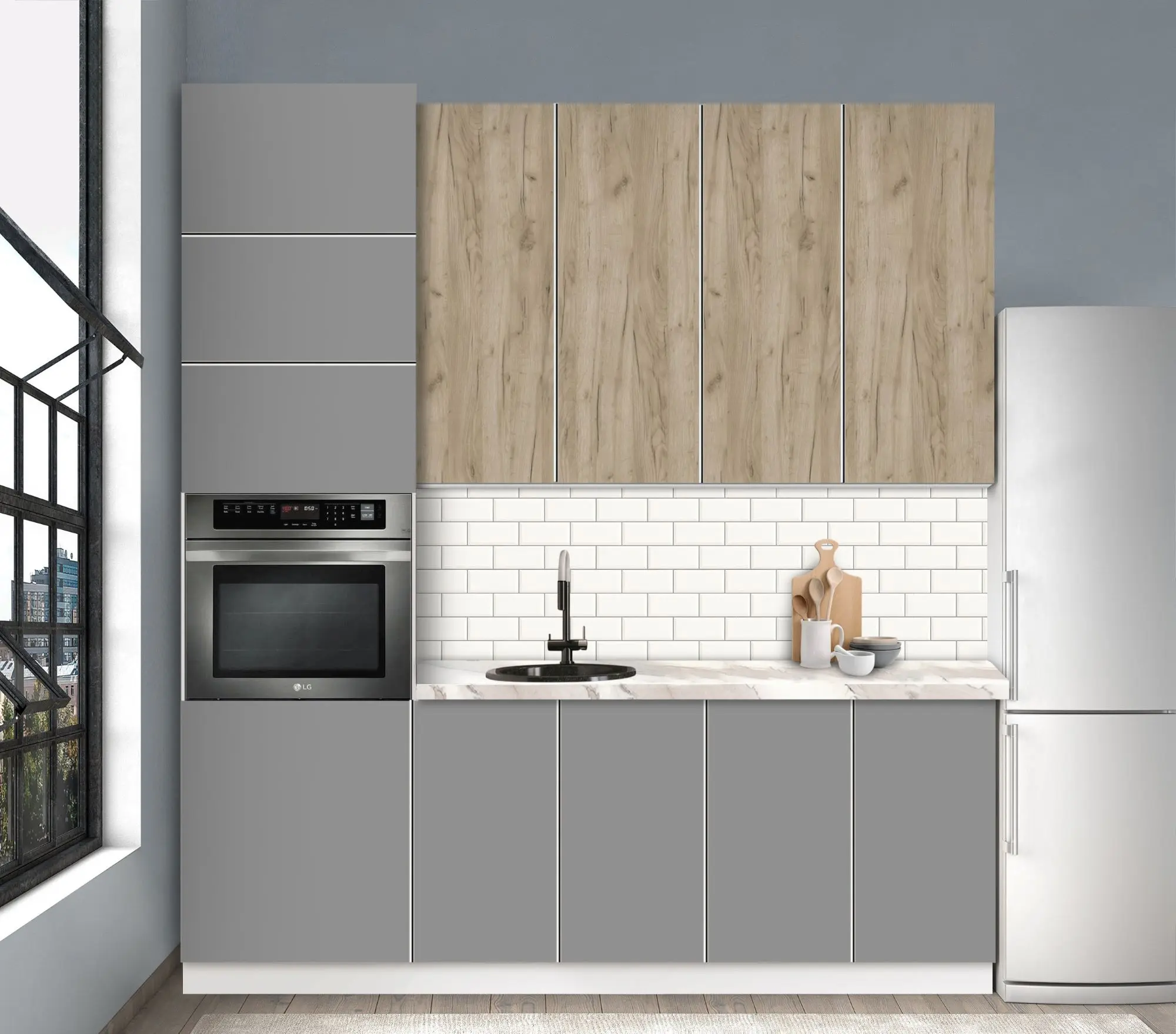 Модульная кухня Modern Dolce Vita 5 H110 2.2m