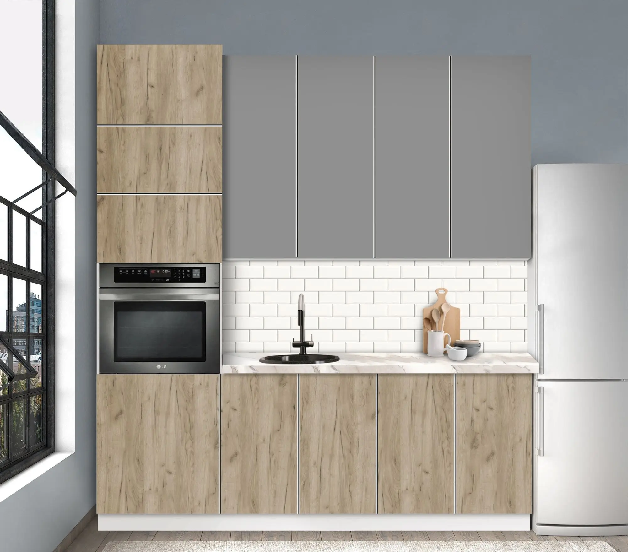 Модульная кухня Modern Dolce Vita 5 H110 2.2m