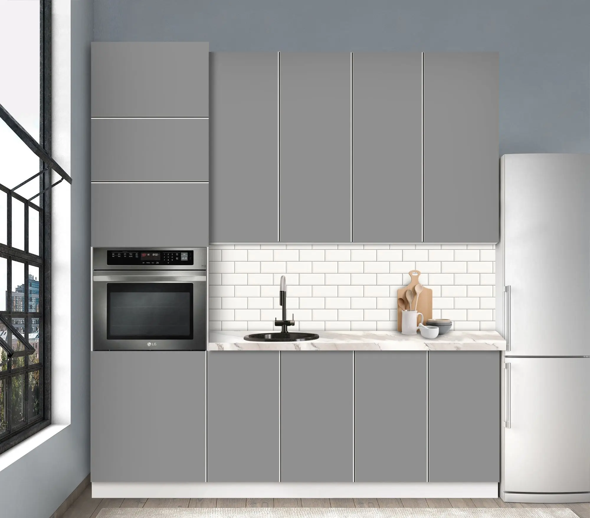 Модульная кухня Modern Dolce Vita 5 H110 2.2m