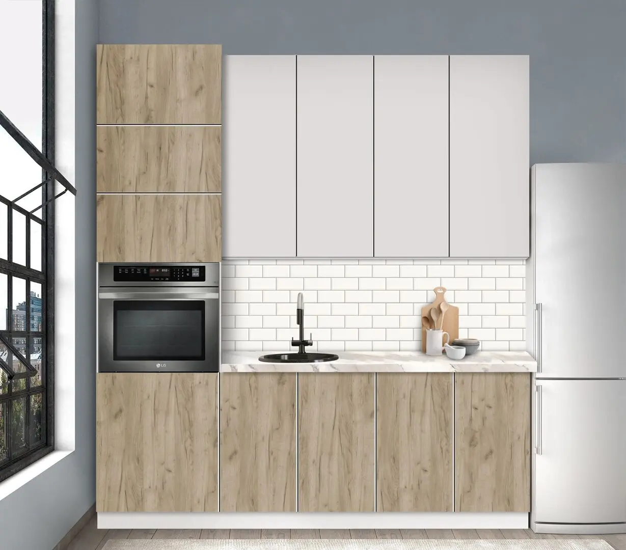 Модульная кухня Modern Dolce Vita 5 H110 2.2m