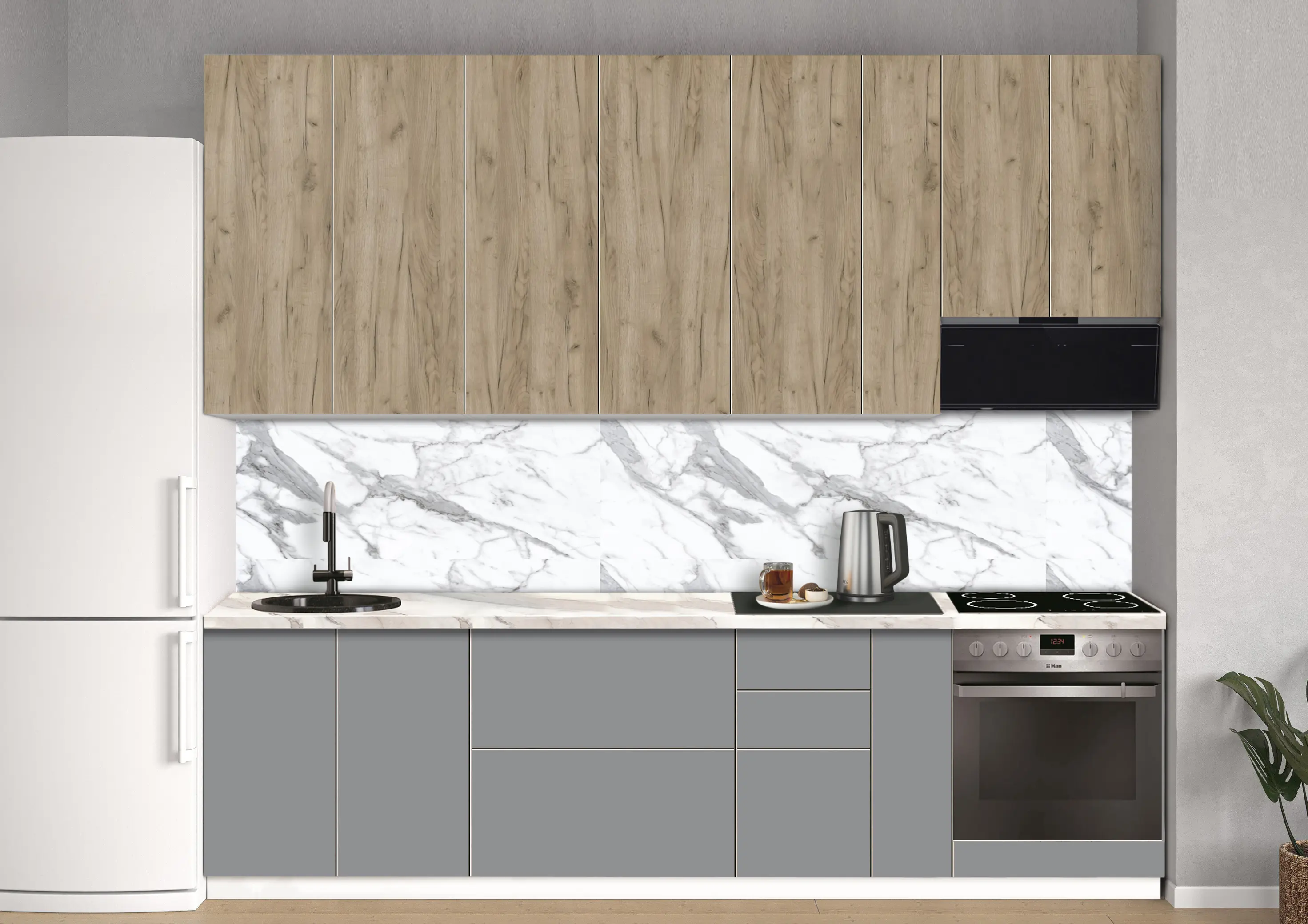 Bucatarie modulara Modern Dolce Vita 5 H110 2.8m