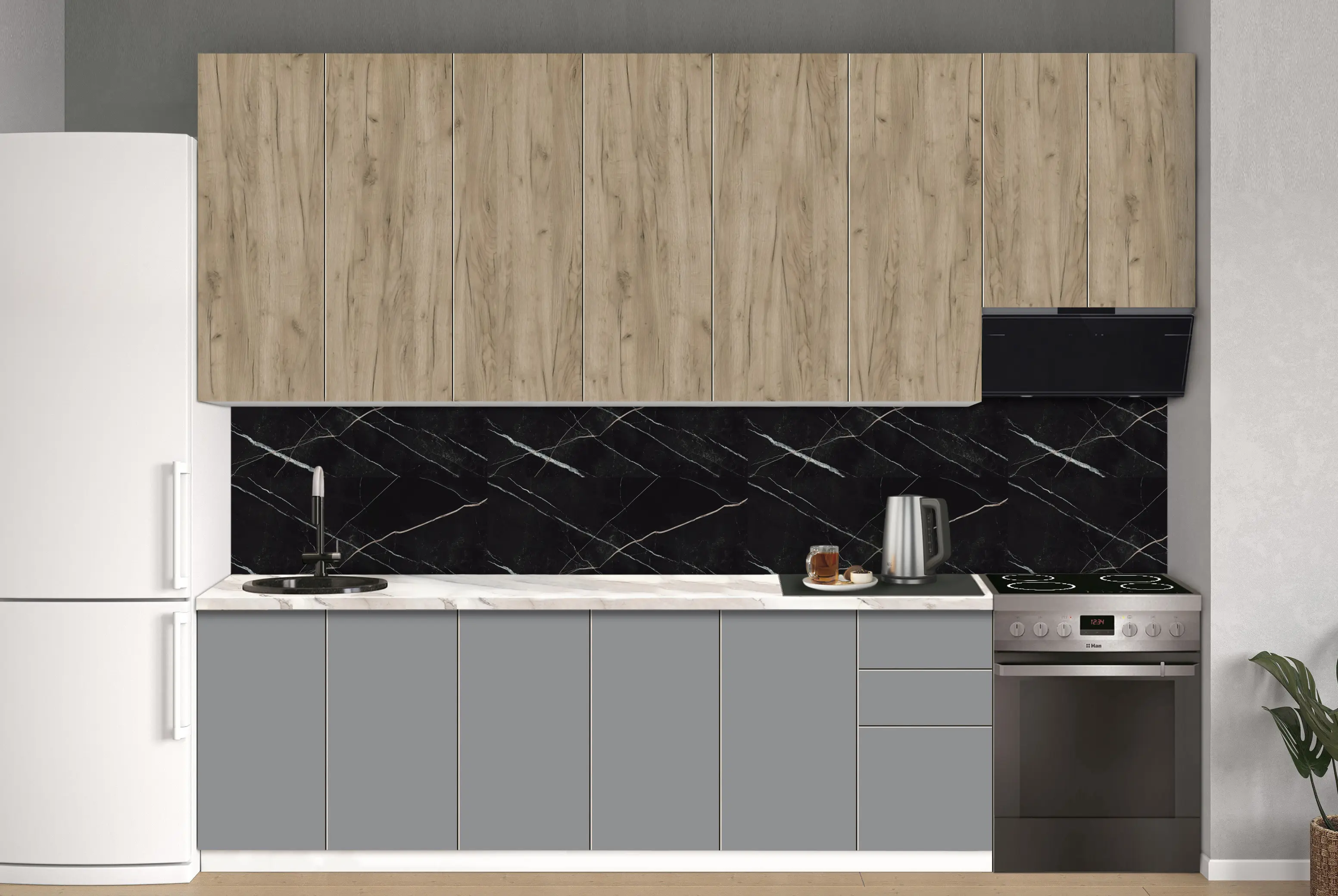 Bucatarie modulara Modern Dolce Vita 5 H110 3.0m