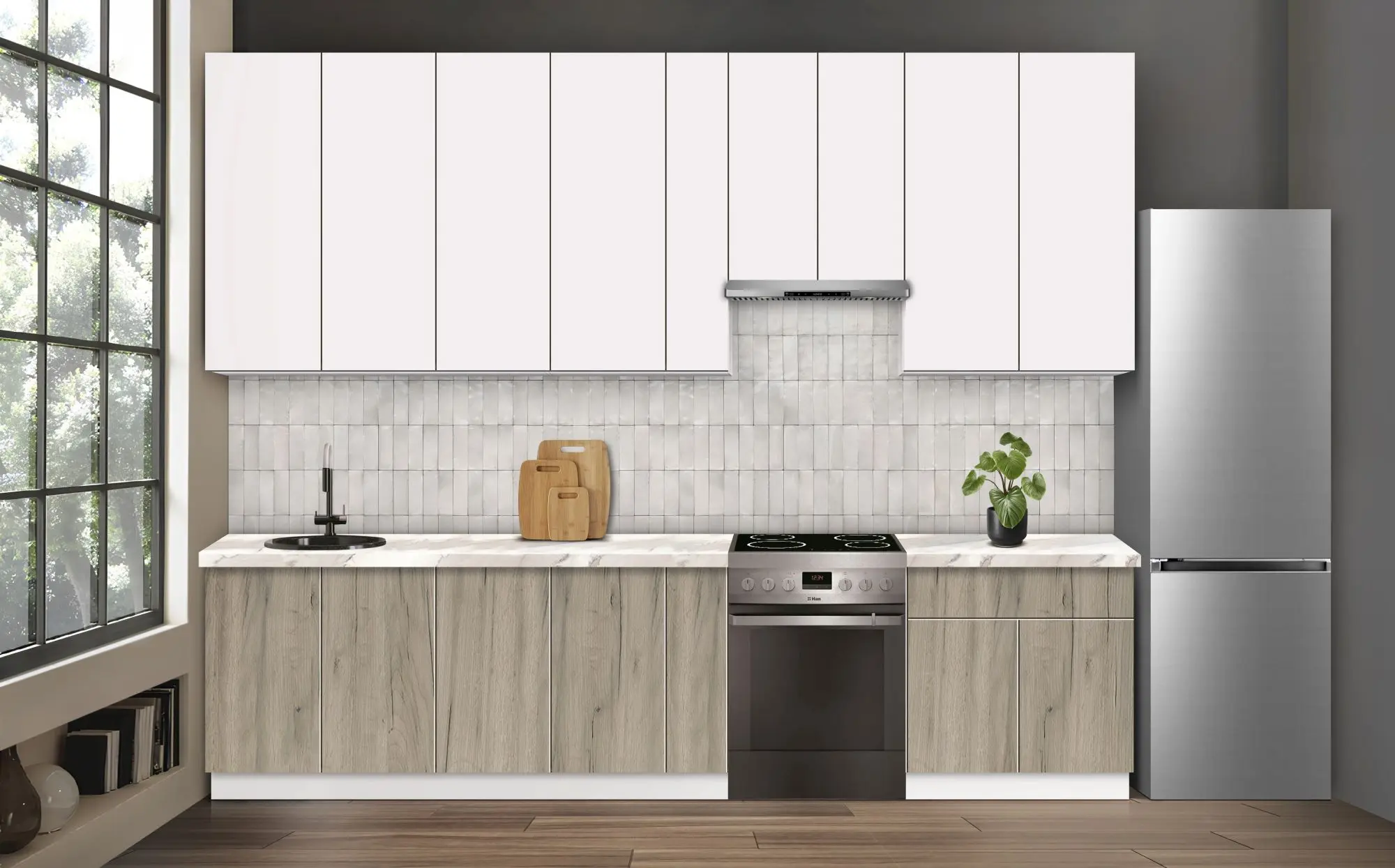 Bucatarie modulara Modern Dolce Vita 5 H110 3.2m