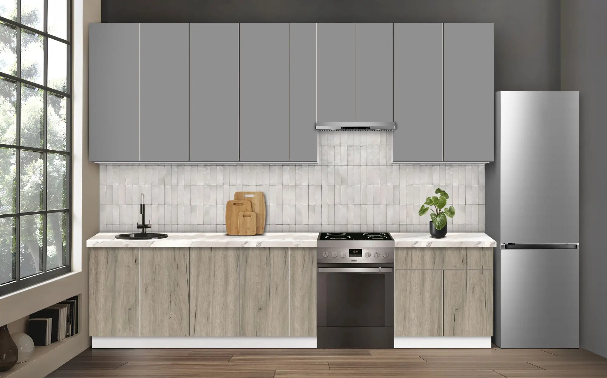 Bucatarie modulara Modern Dolce Vita 5 H110 3.2m