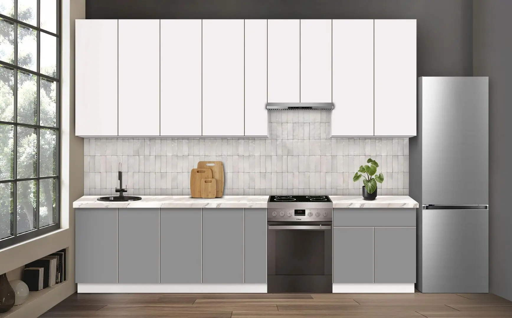 Bucatarie modulara Modern Dolce Vita 5 H110 3.2m