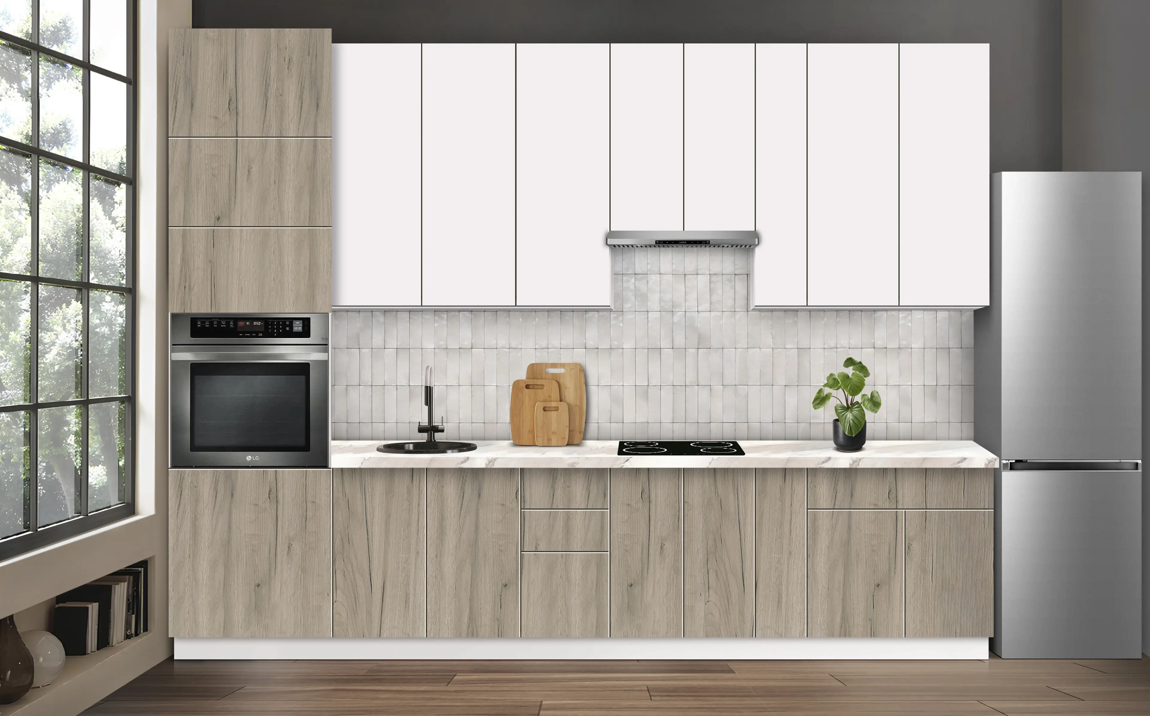 Bucatarie modulara Modern Dolce Vita 5 H110 3.4m