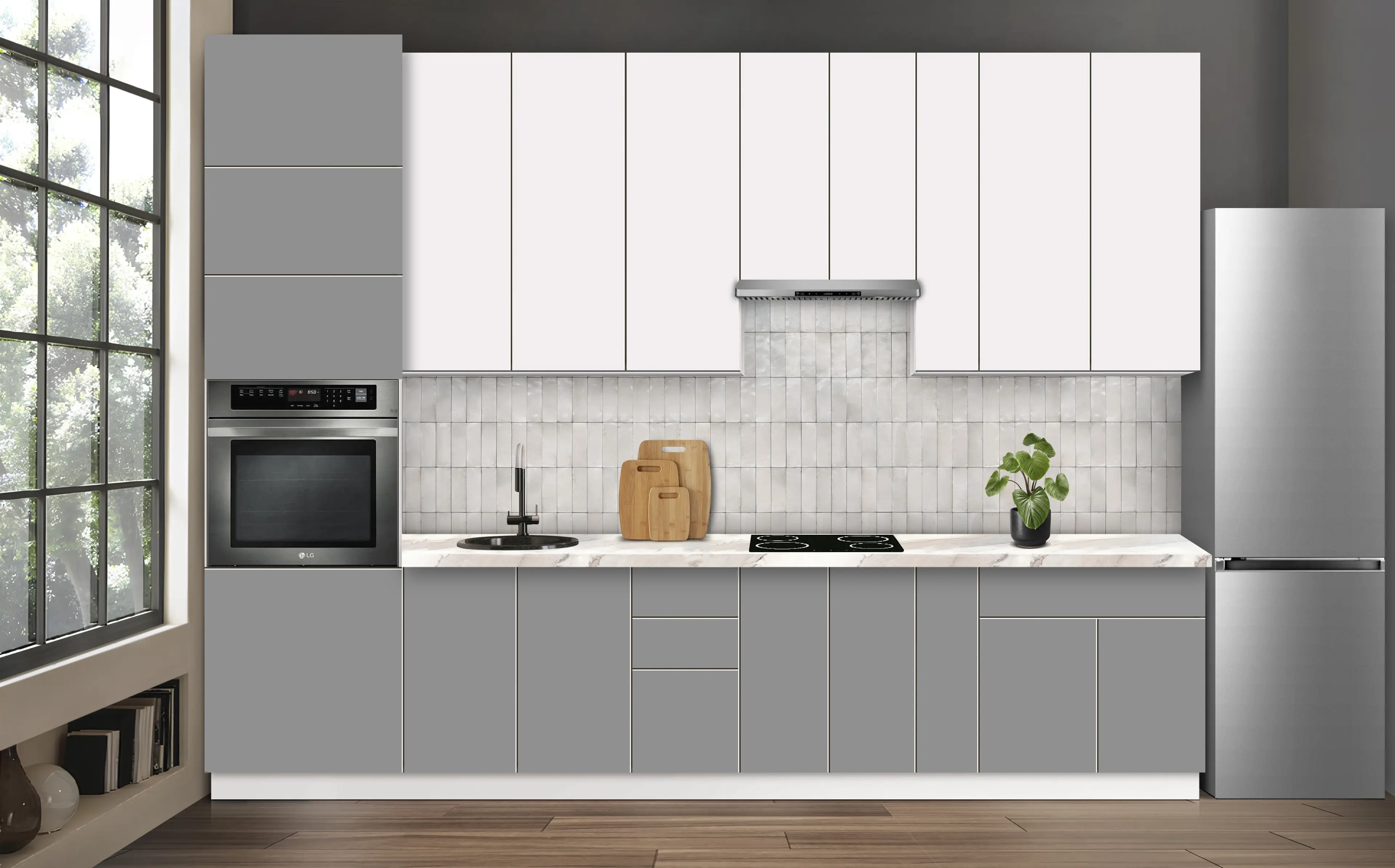 Bucatarie modulara Modern Dolce Vita 5 H110 3.4m