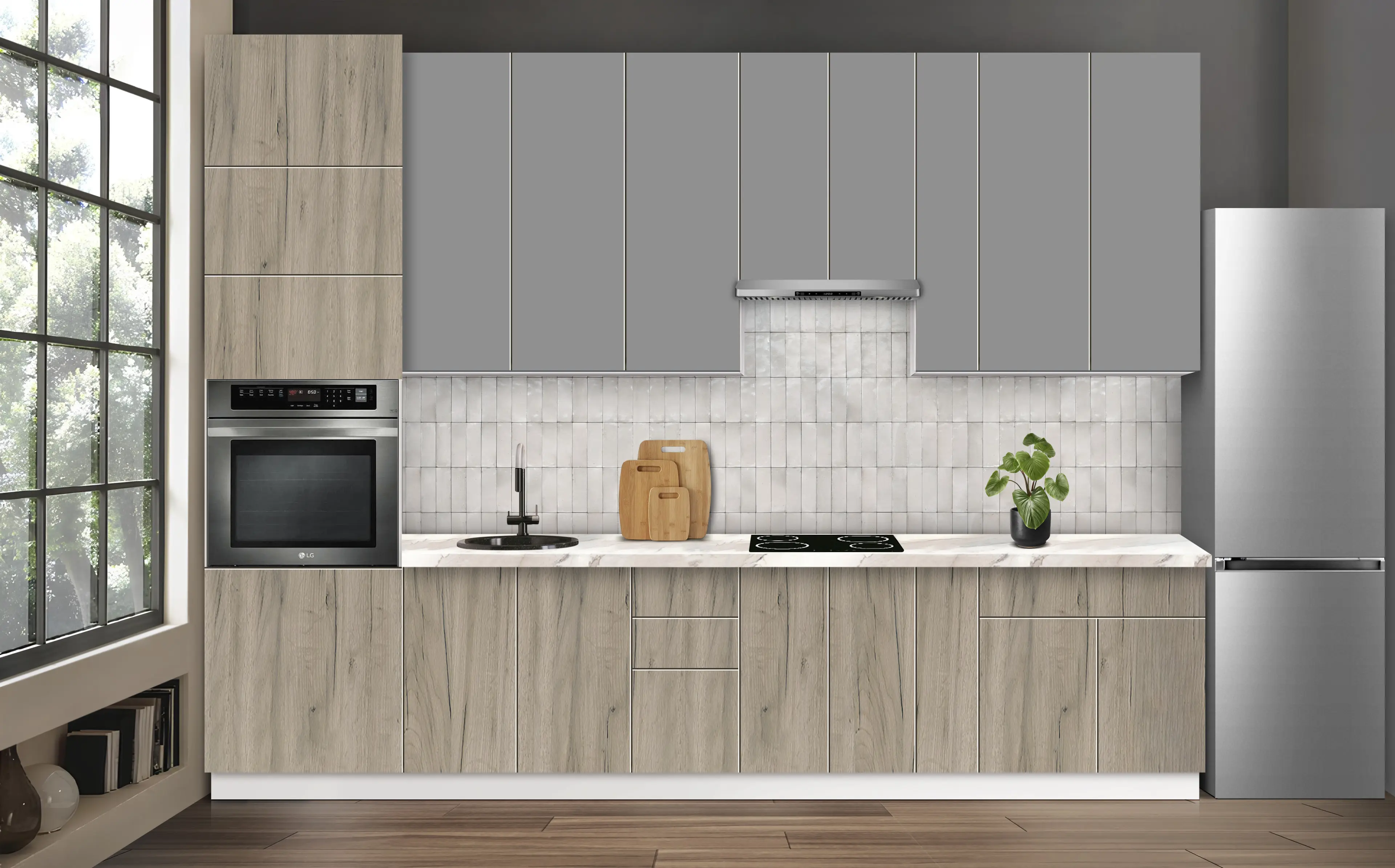 Bucatarie modulara Modern Dolce Vita 5 H110 3.4m