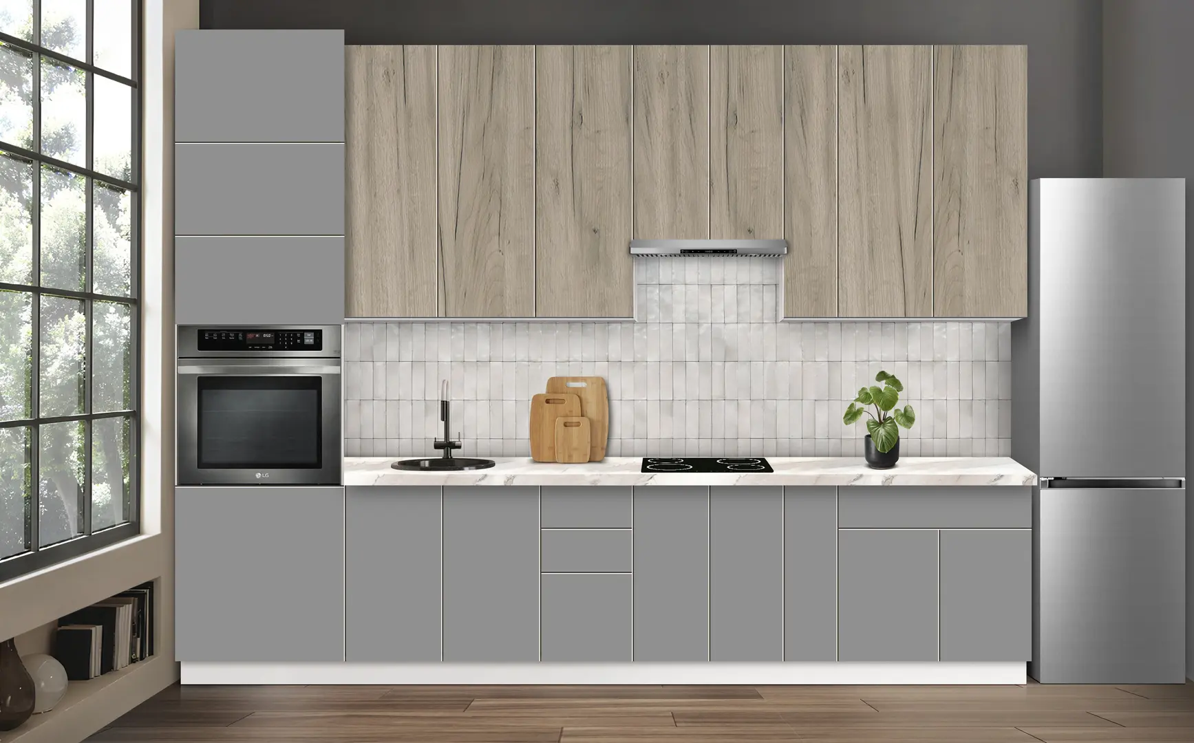 Bucatarie modulara Modern Dolce Vita 5 H110 3.4m