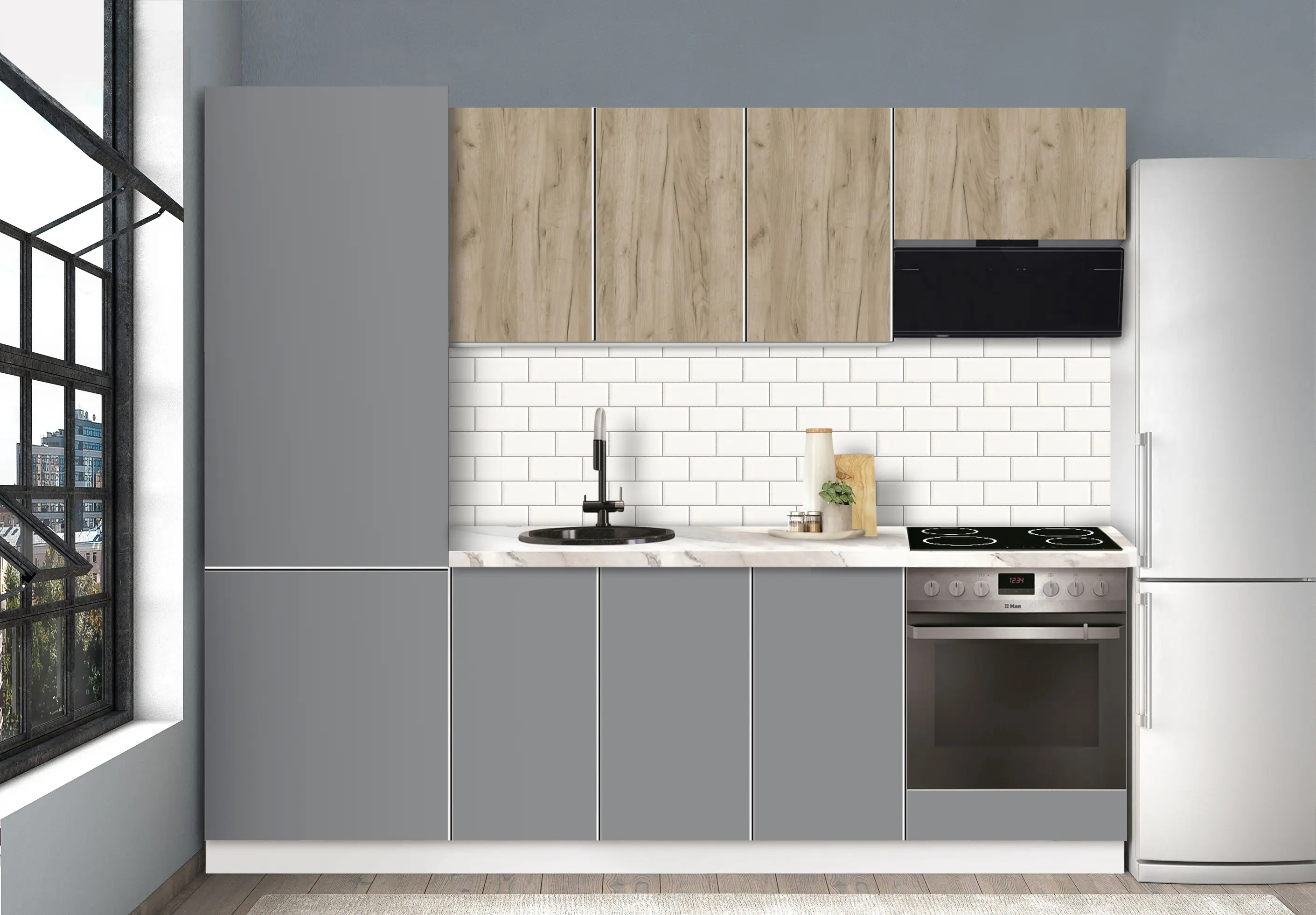 Модульная кухня Modern Dolce Vita 5 H68 2.4m