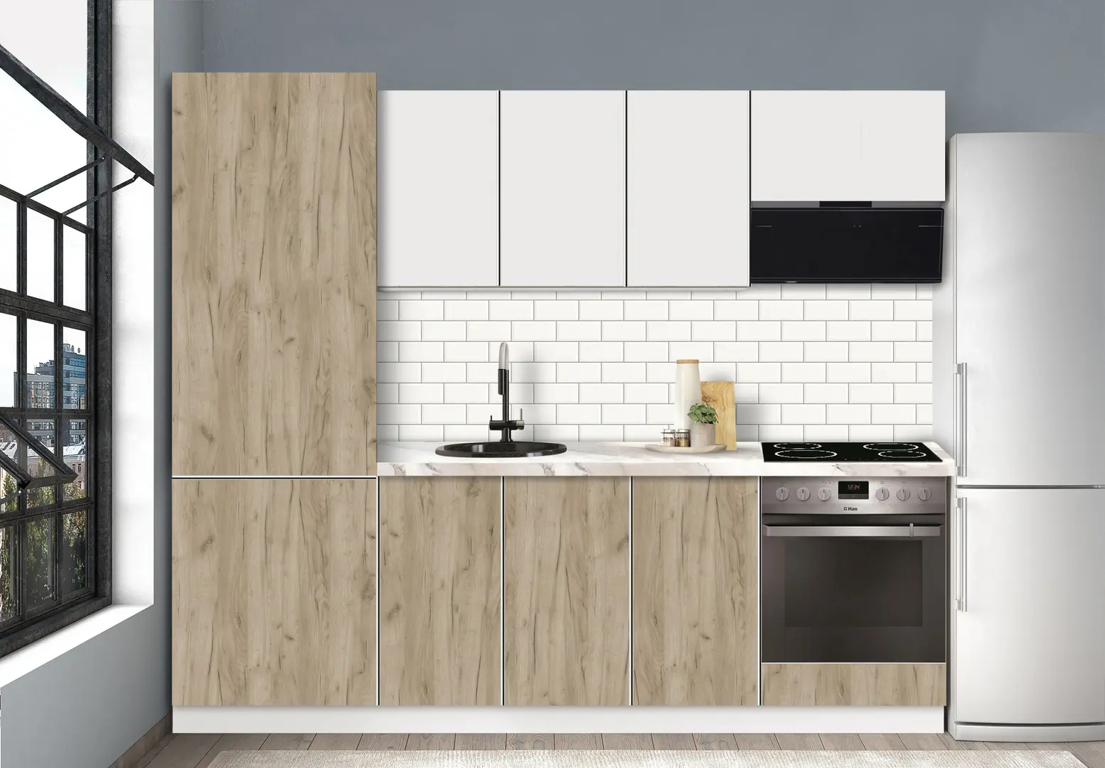 Модульная кухня Modern Dolce Vita 5 H68 2.4m