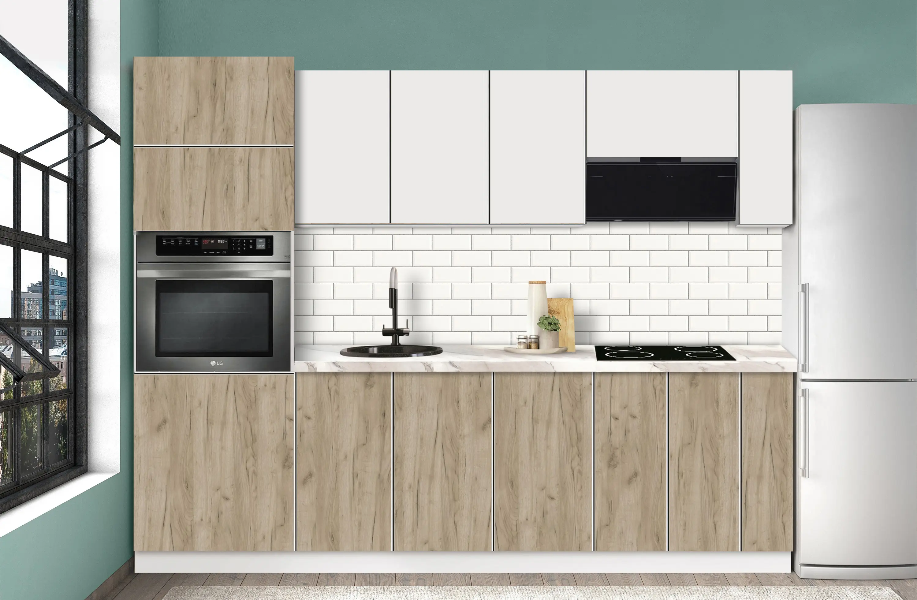 Модульная кухня Modern Dolce Vita 5 H68 2.6m