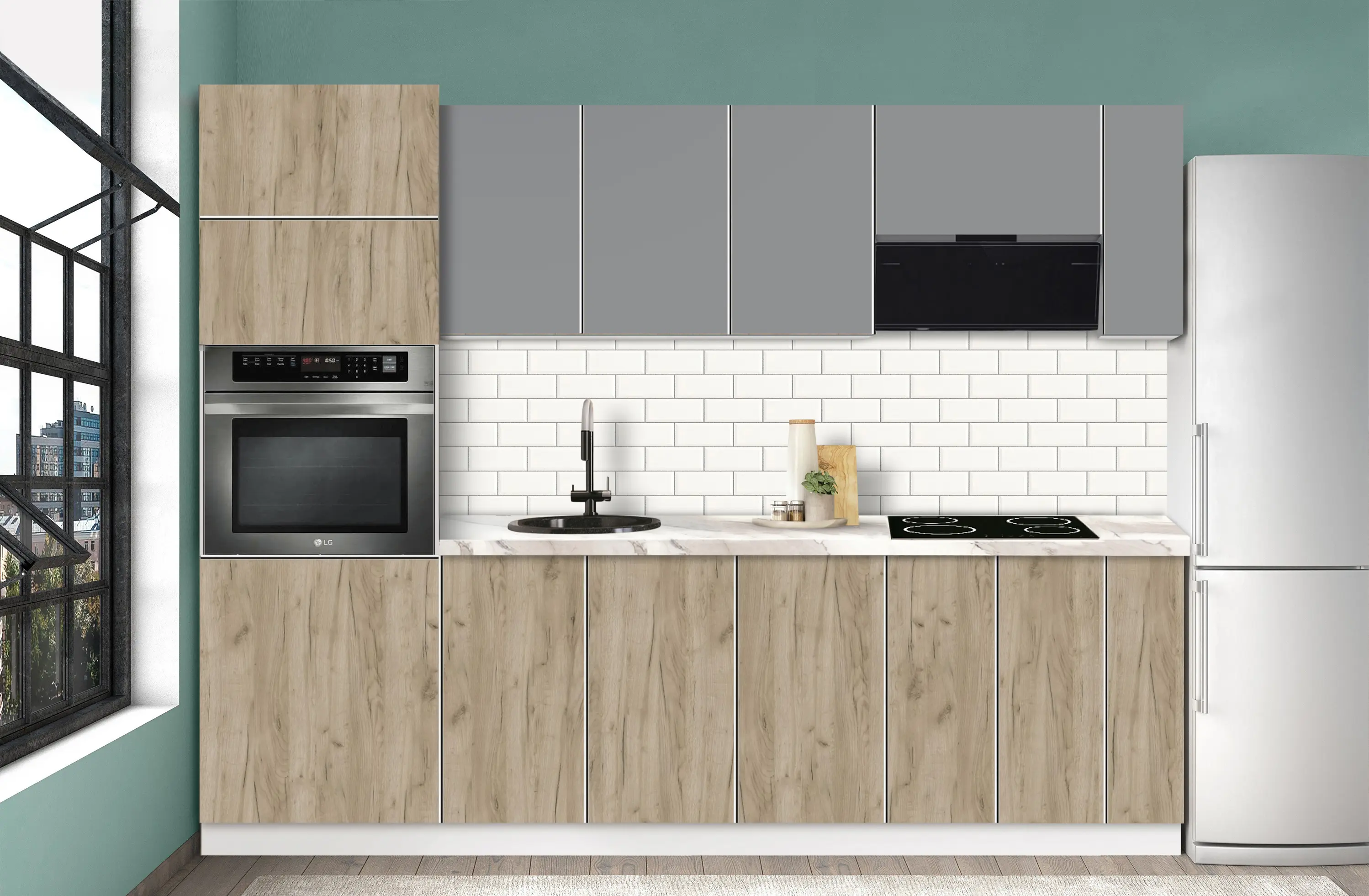 Модульная кухня Modern Dolce Vita 5 H68 2.6m