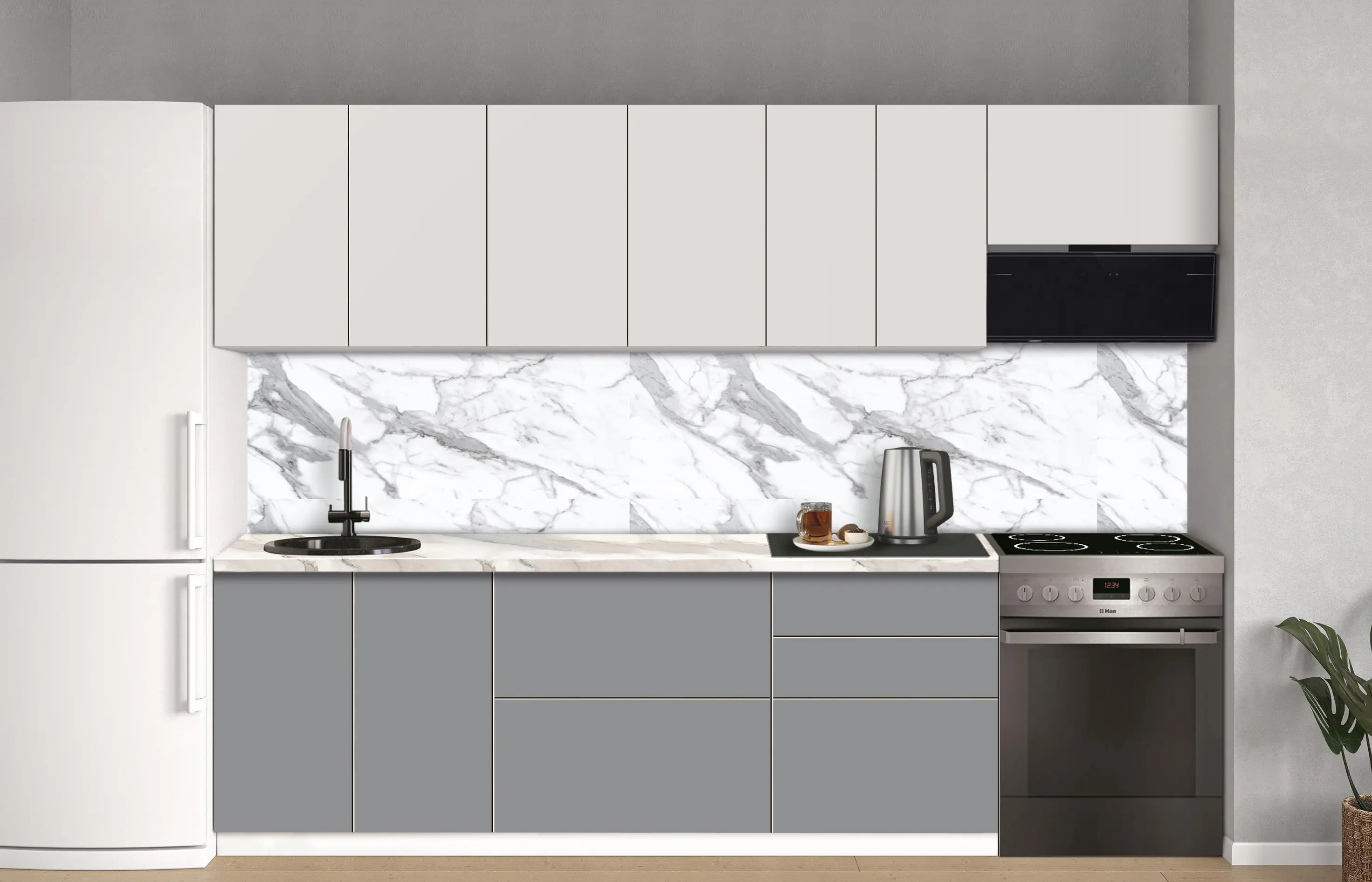 Bucatarie modulara Modern Dolce Vita 5 H68 2.8m