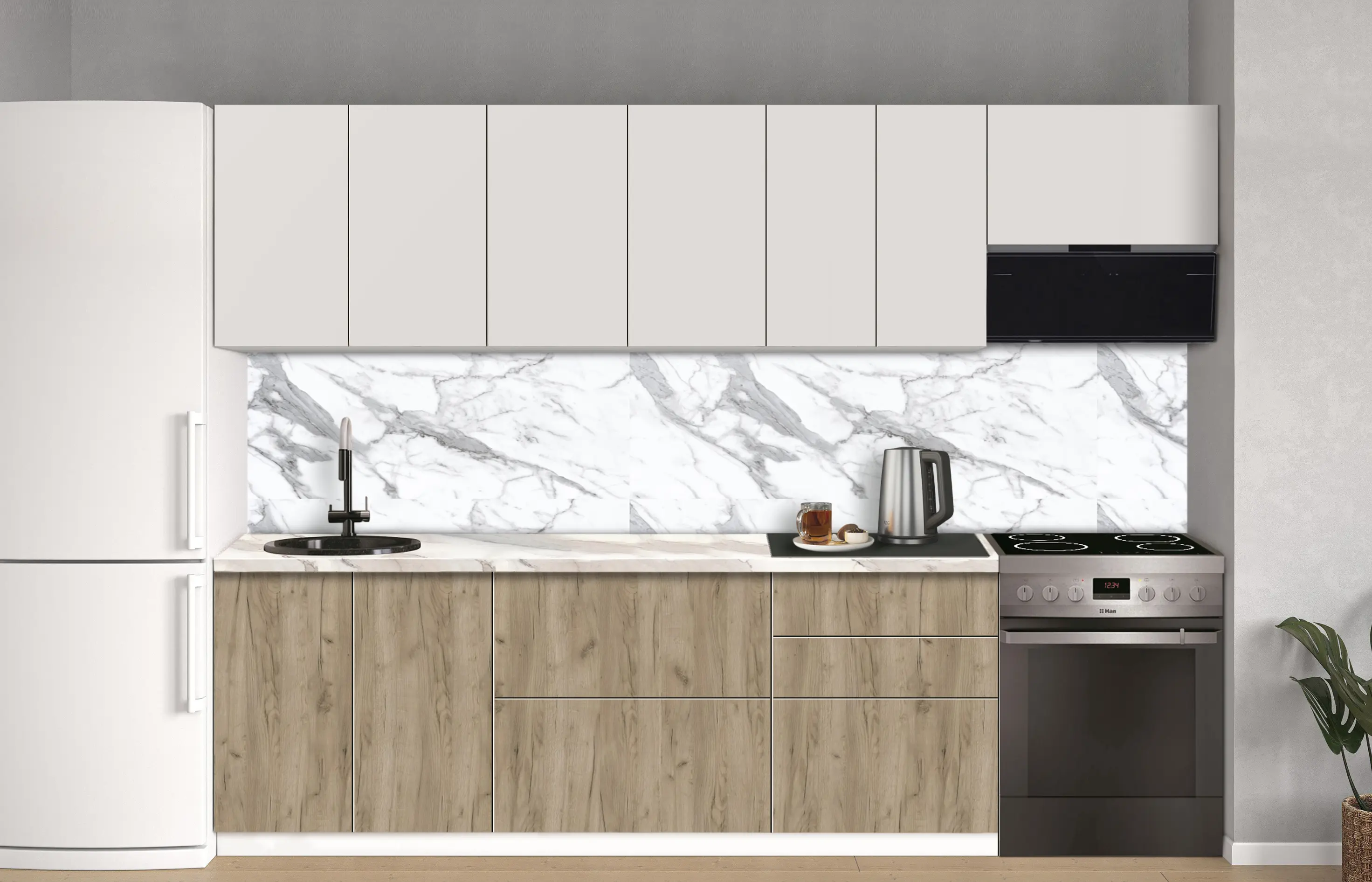 Bucatarie modulara Modern Dolce Vita 5 H68 2.8m