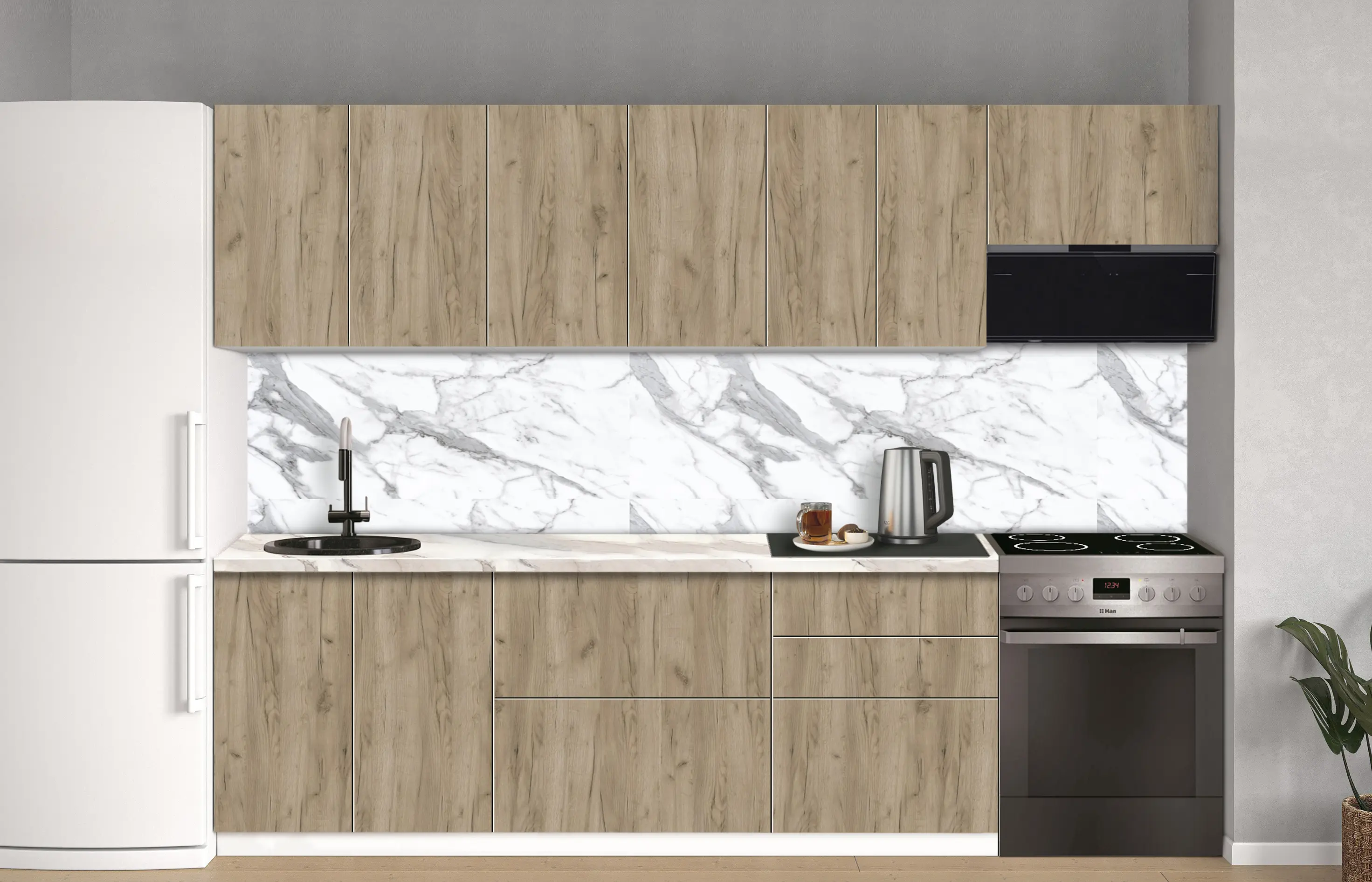 Bucatarie modulara Modern Dolce Vita 5 H68 2.8m