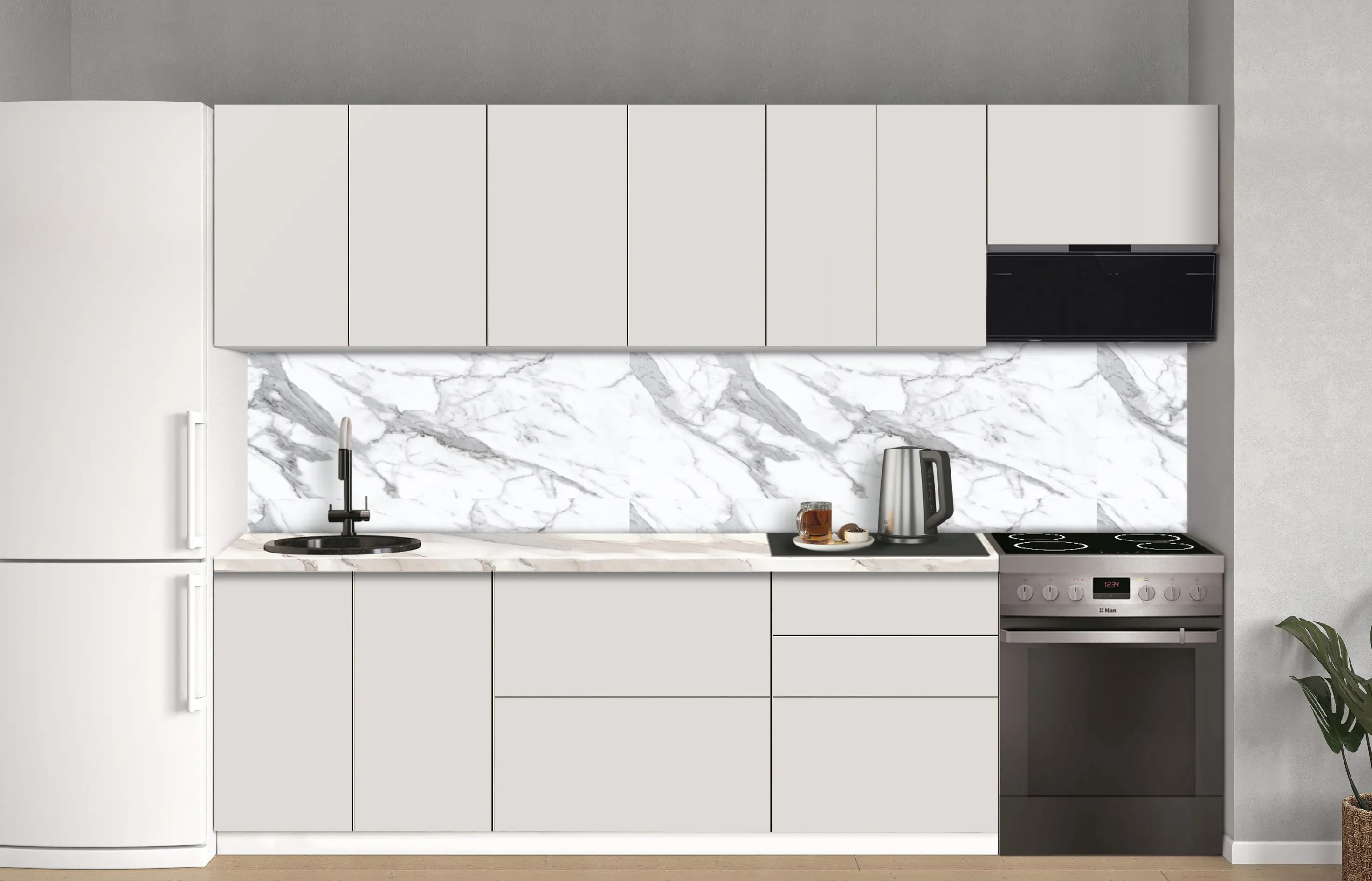 Bucatarie modulara Modern Dolce Vita 5 H68 2.8m