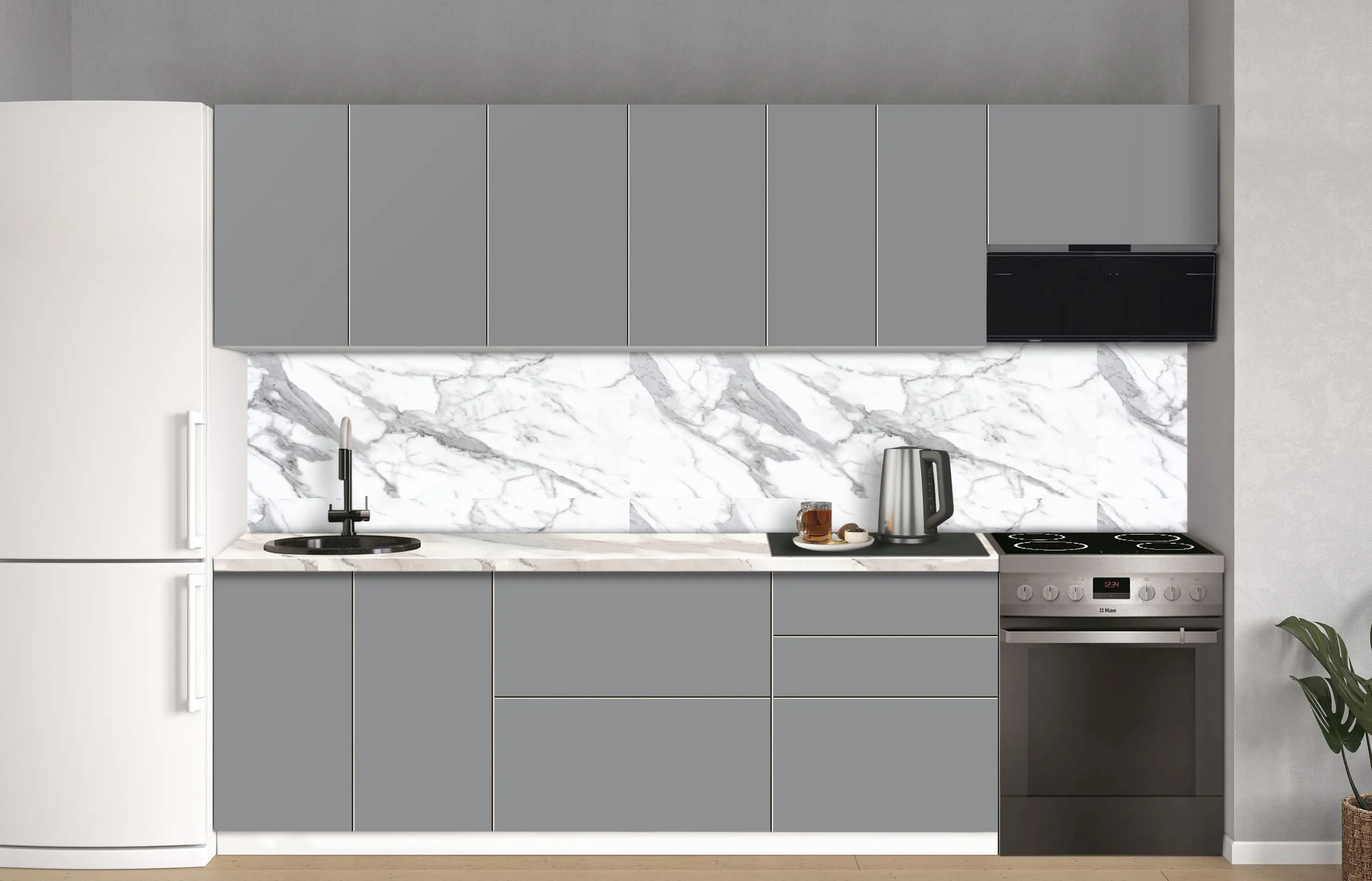 Bucatarie modulara Modern Dolce Vita 5 H68 2.8m