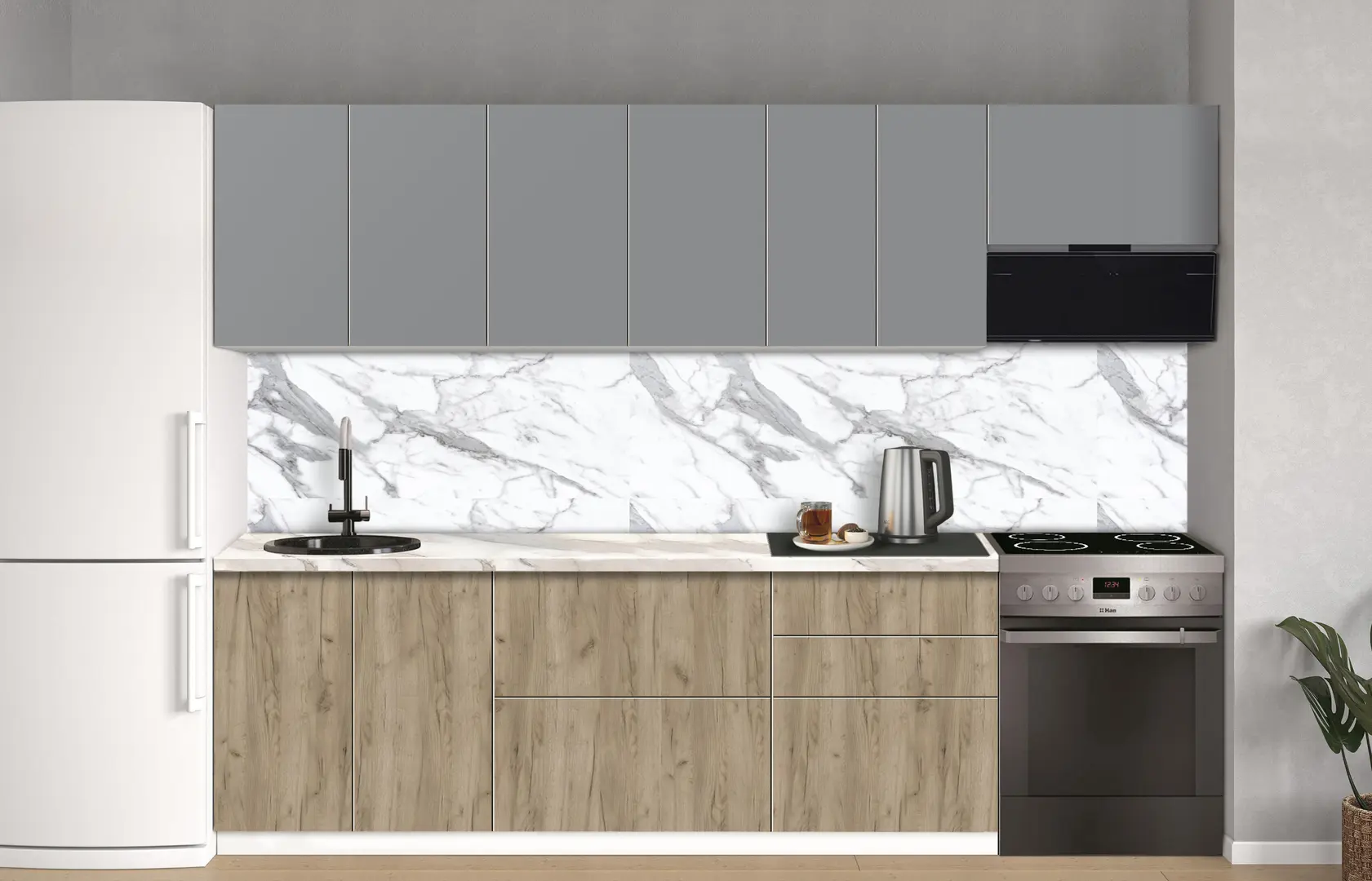 Bucatarie modulara Modern Dolce Vita 5 H68 2.8m