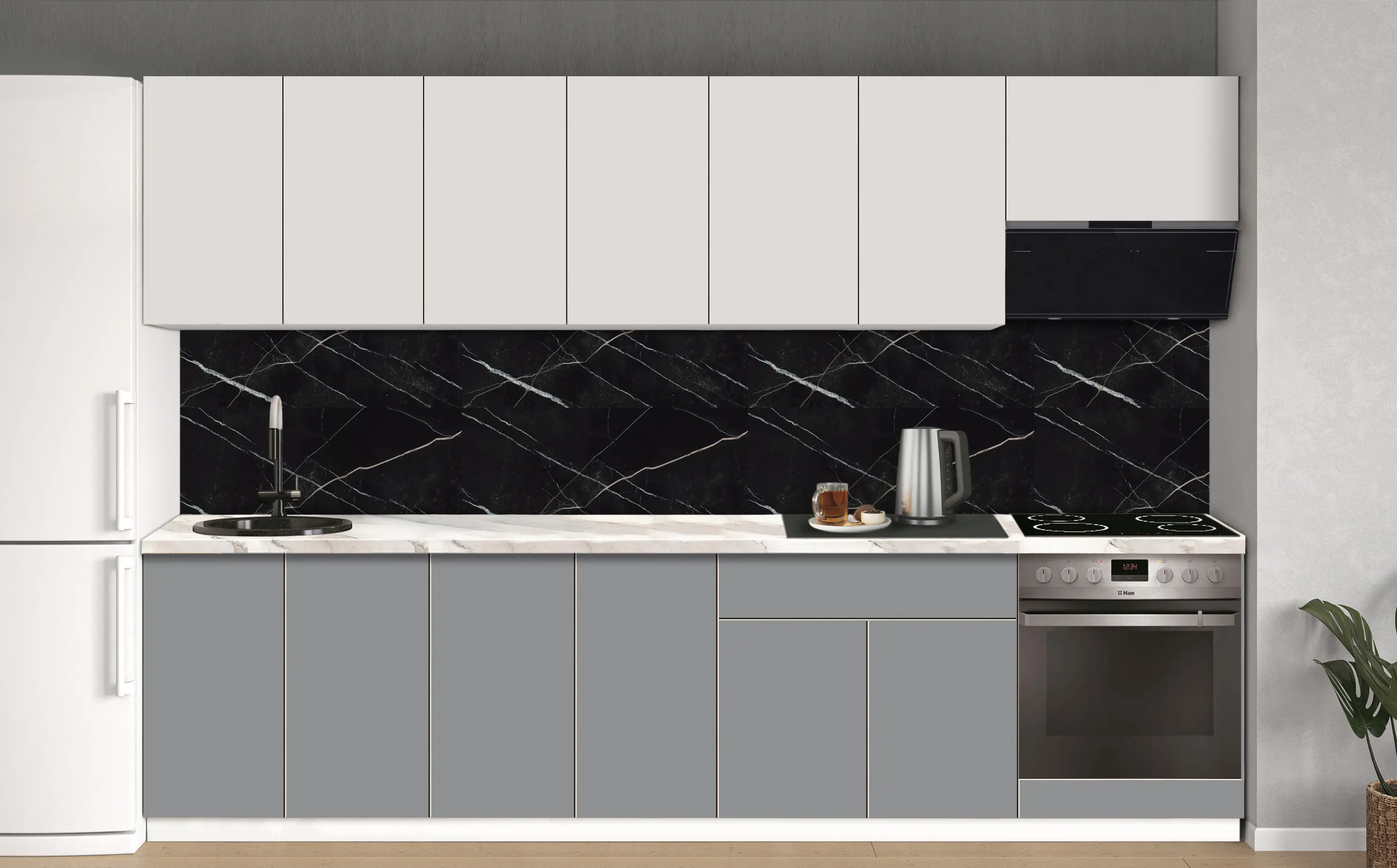 Bucatarie modulara Modern Dolce Vita 5 H68 3.0m