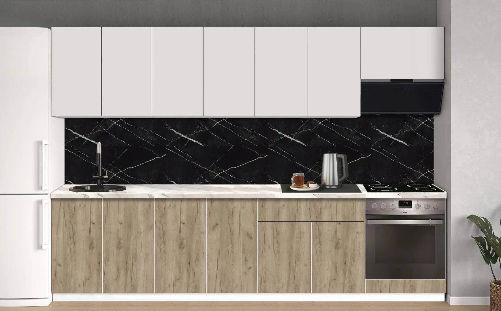 Bucatarie modulara Modern Dolce Vita 5 H68 3.0m