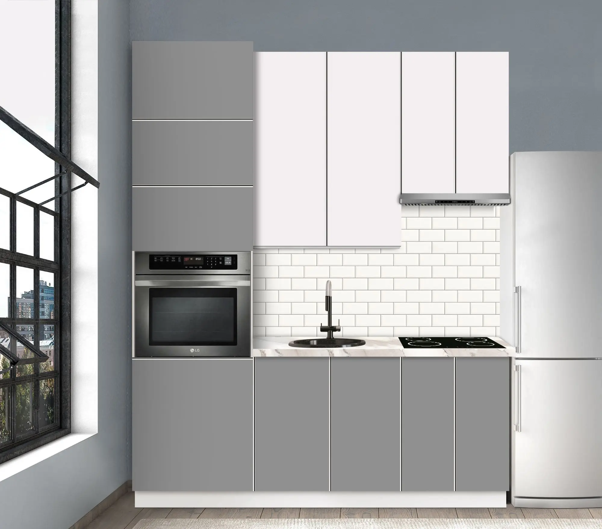 Bucatarie modulara Modern Dolce Vita 6 H110 2.0m