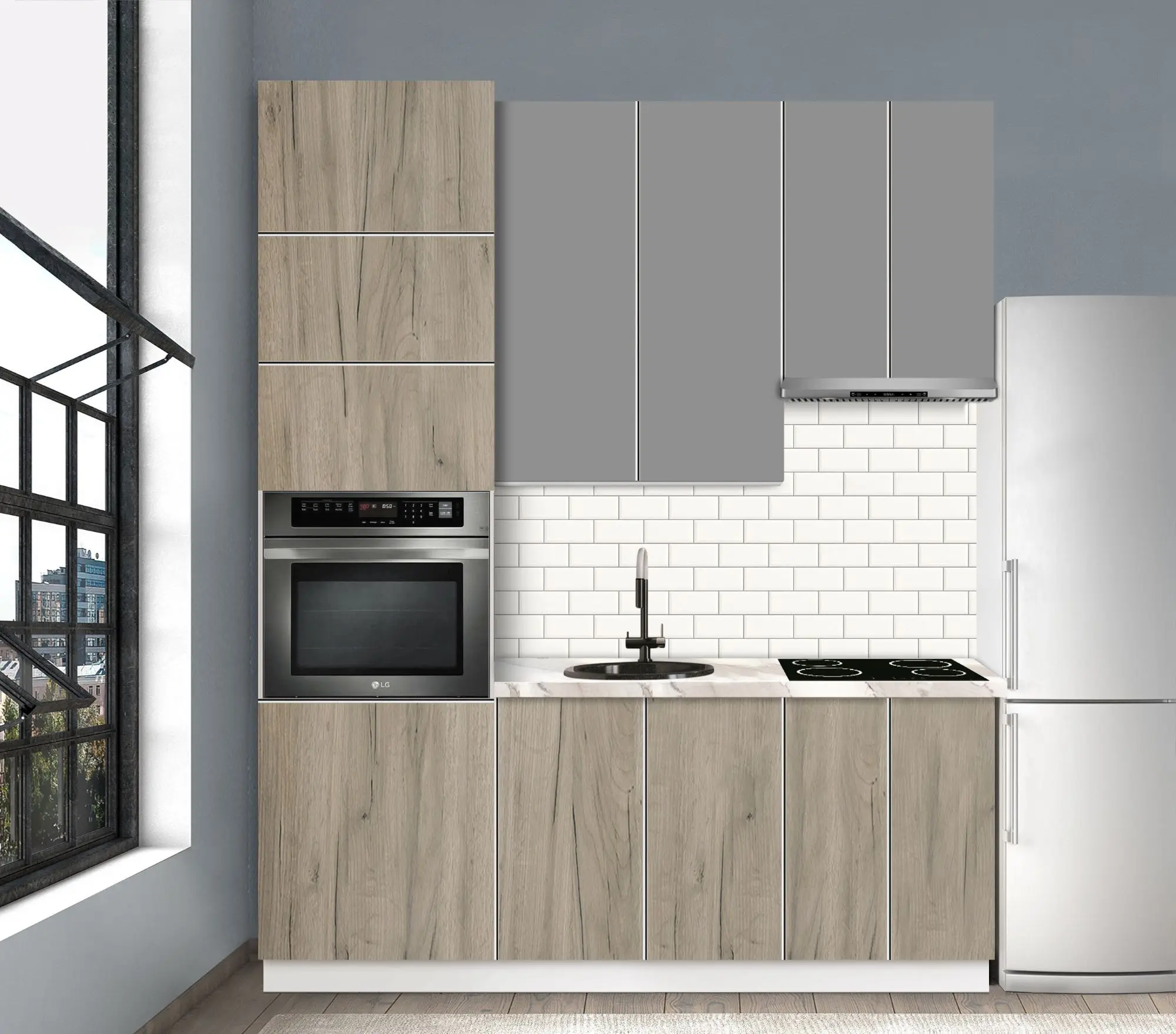 Bucatarie modulara Modern Dolce Vita 6 H110 2.0m