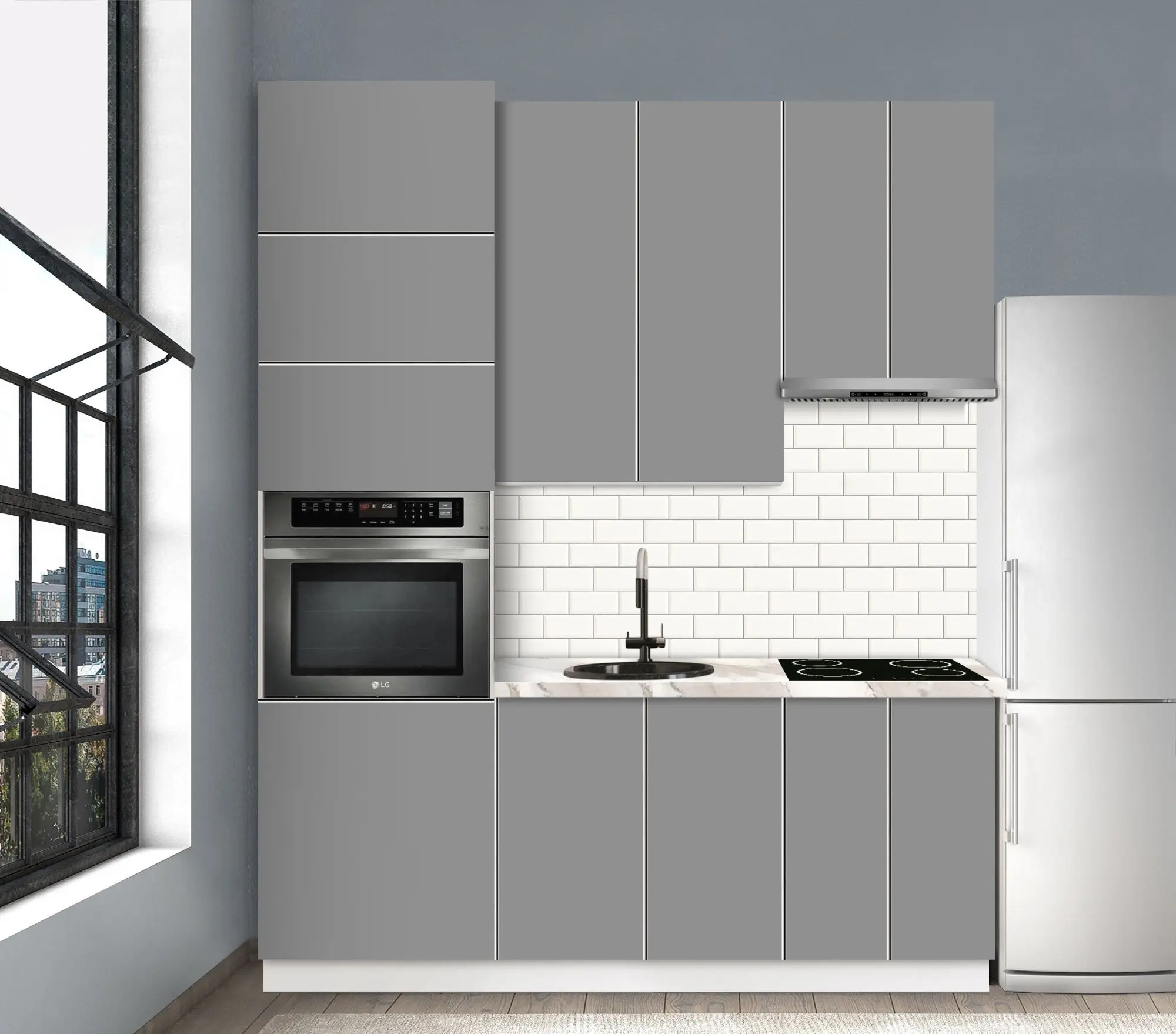 Bucatarie modulara Modern Dolce Vita 6 H110 2.0m