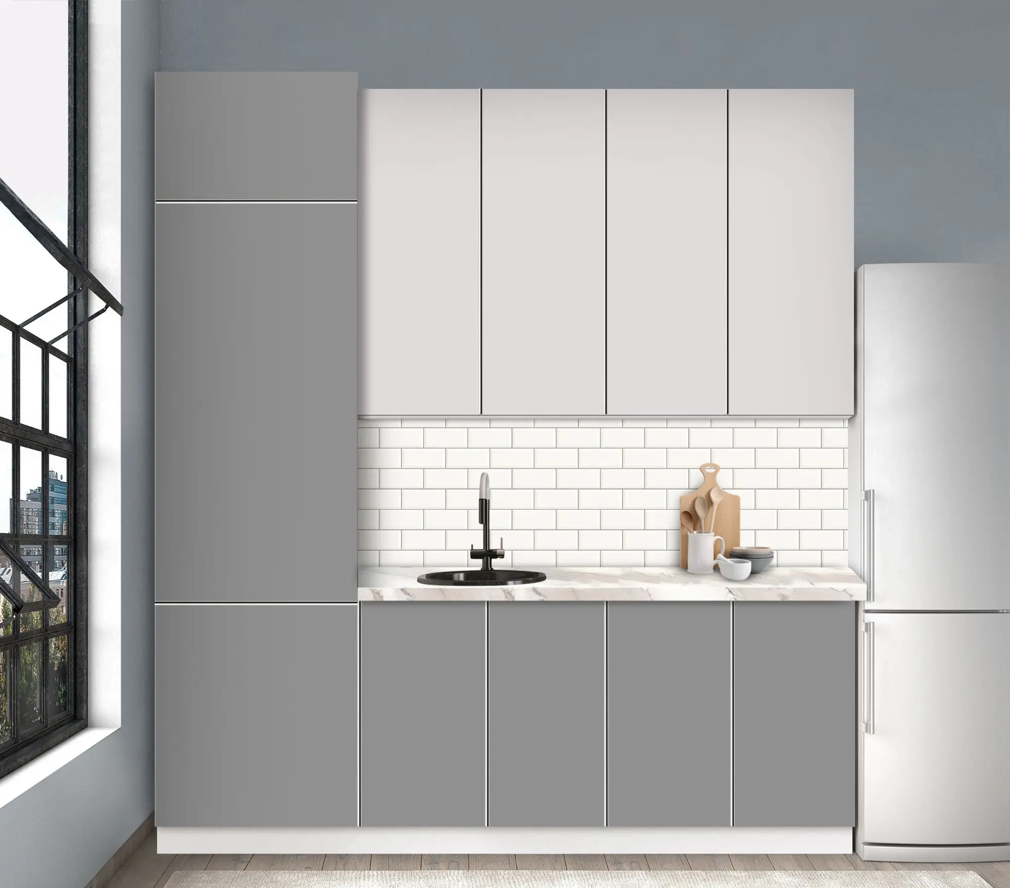 Bucatarie modulara Modern Dolce Vita 6 H110 2.2m