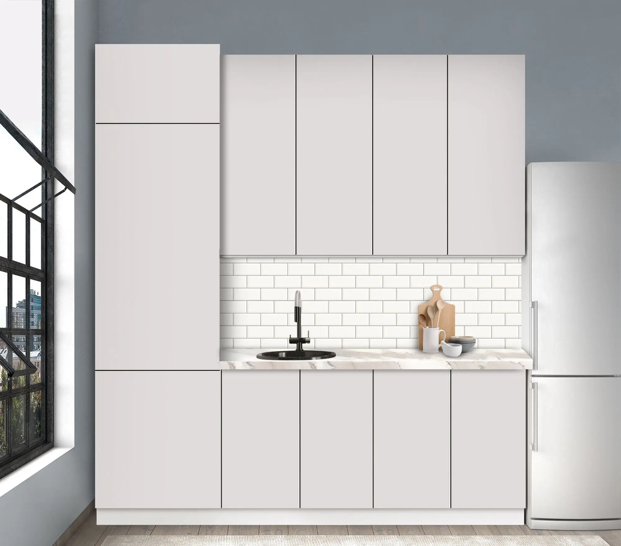 Bucatarie modulara Modern Dolce Vita 6 H110 2.2m