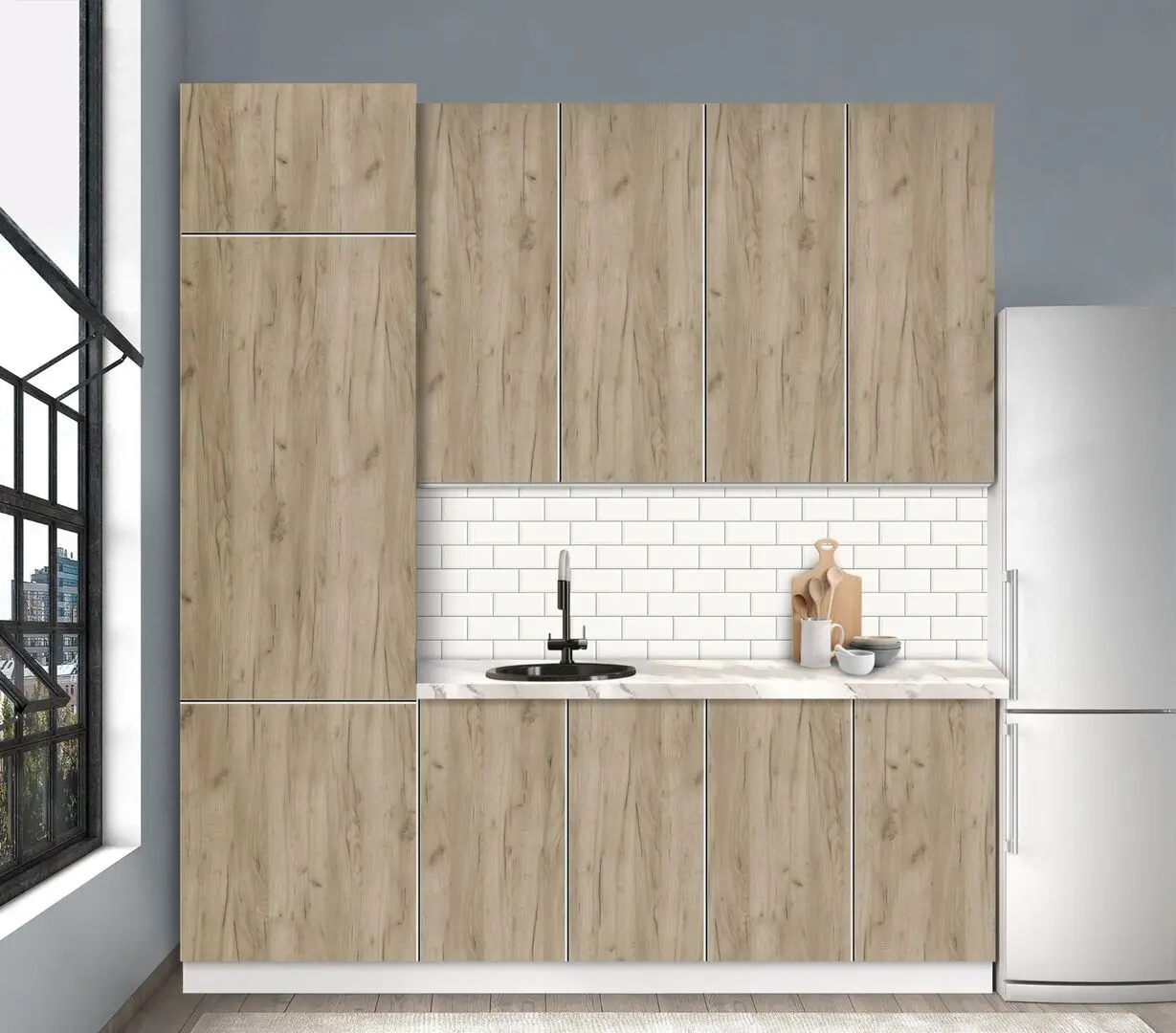 Bucatarie modulara Modern Dolce Vita 6 H110 2.2m