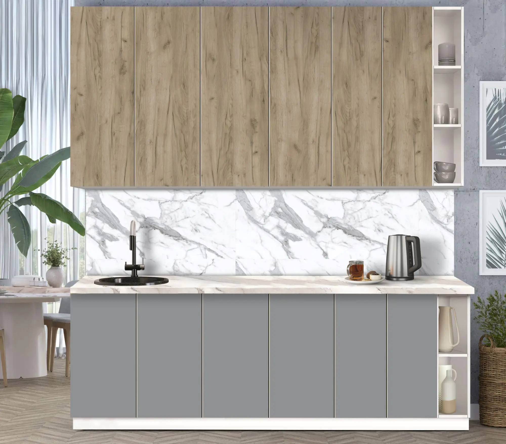 Bucatarie modulara Modern Dolce Vita 6 H110 2.4m