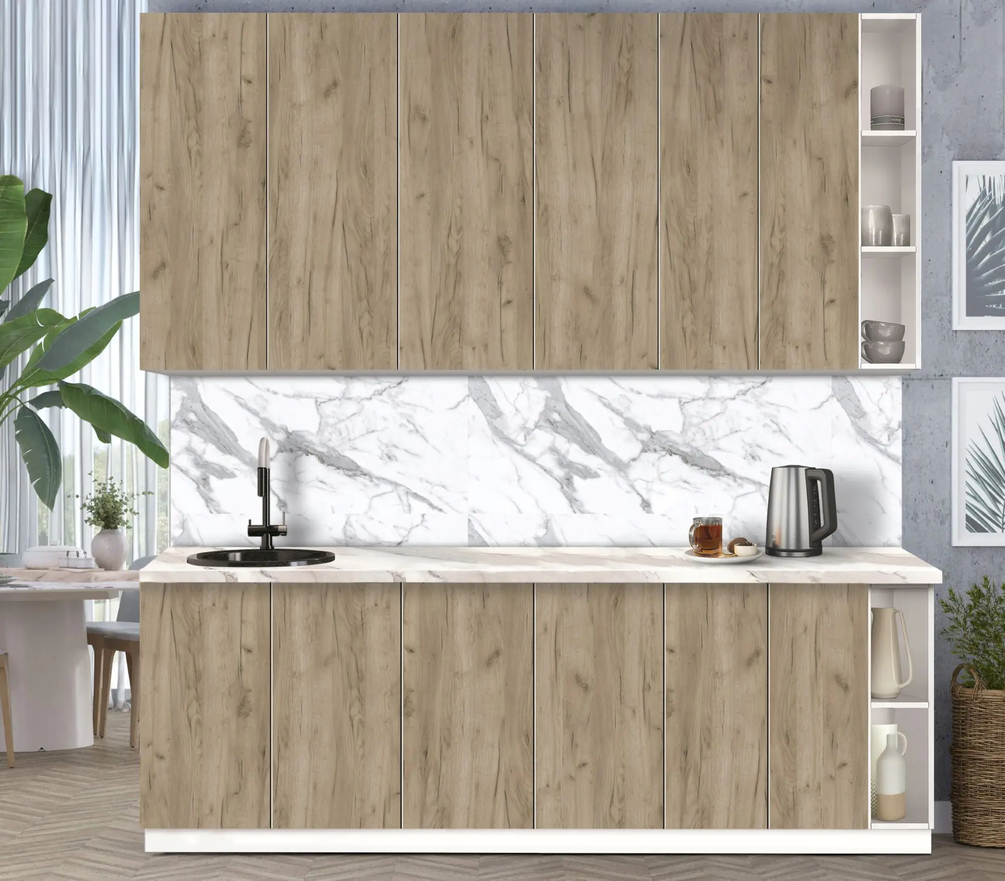 Bucatarie modulara Modern Dolce Vita 6 H110 2.4m