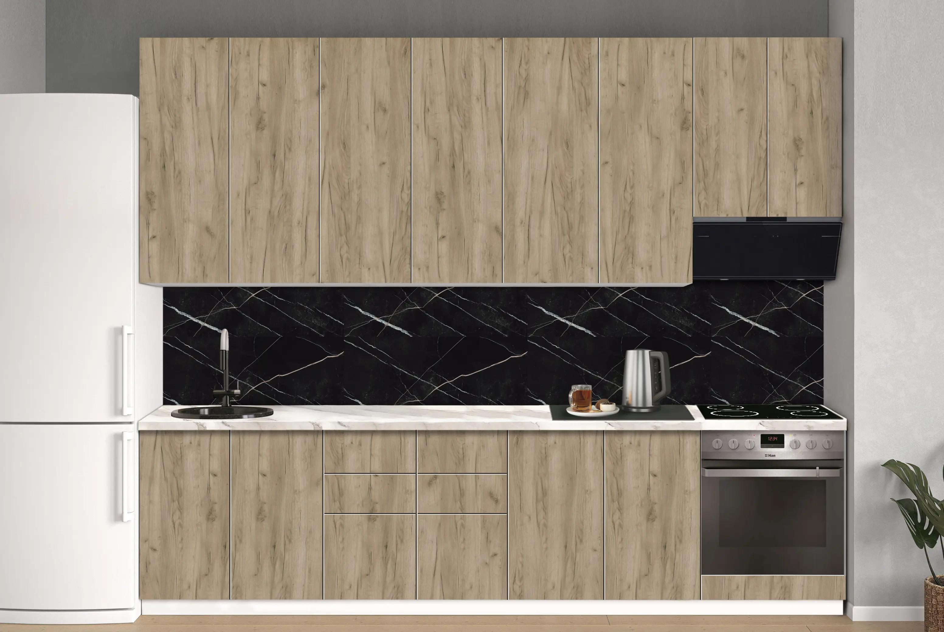 Bucatarie modulara Modern Dolce Vita 6 H110 3.0m