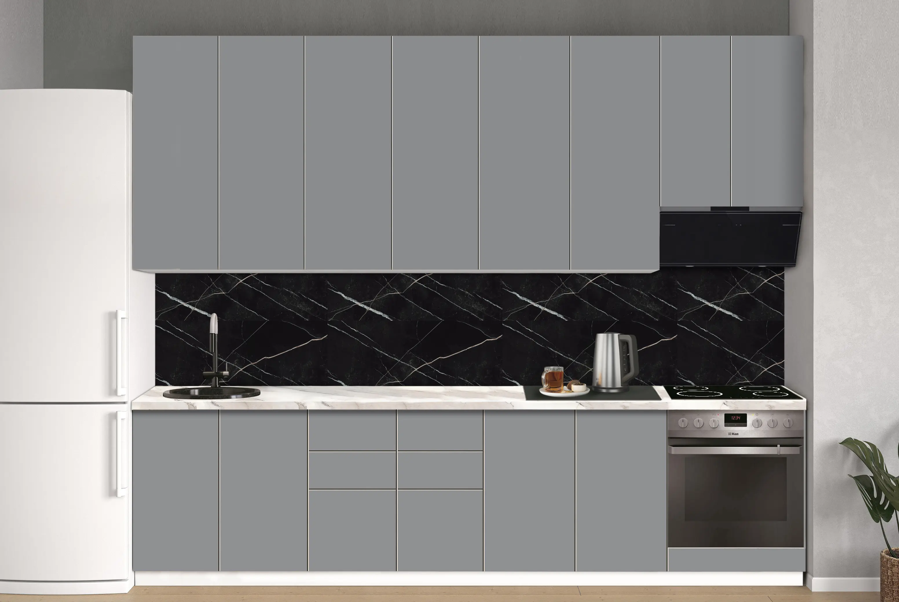 Bucatarie modulara Modern Dolce Vita 6 H110 3.0m