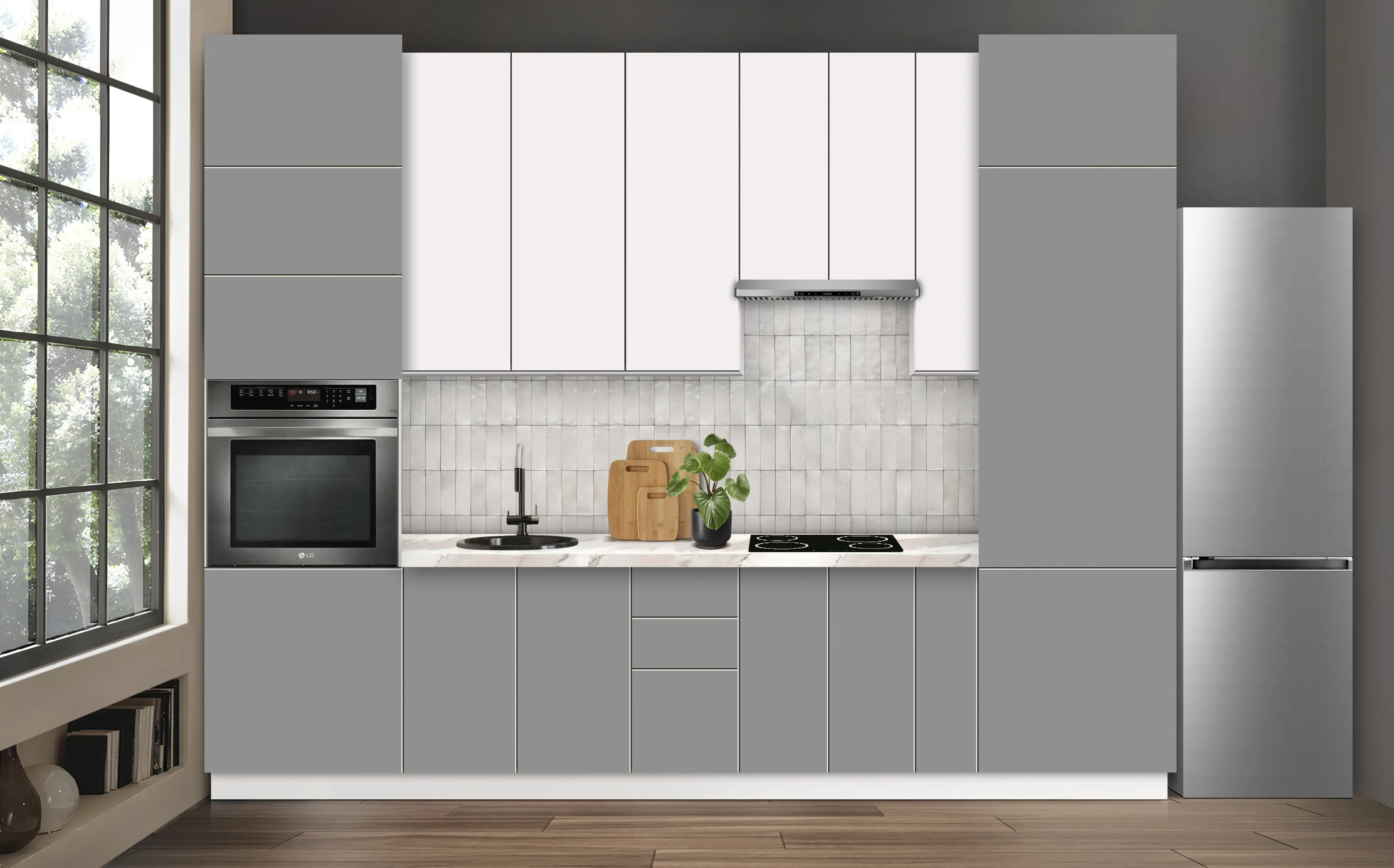 Bucatarie modulara Modern Dolce Vita 6 H110 3.2m