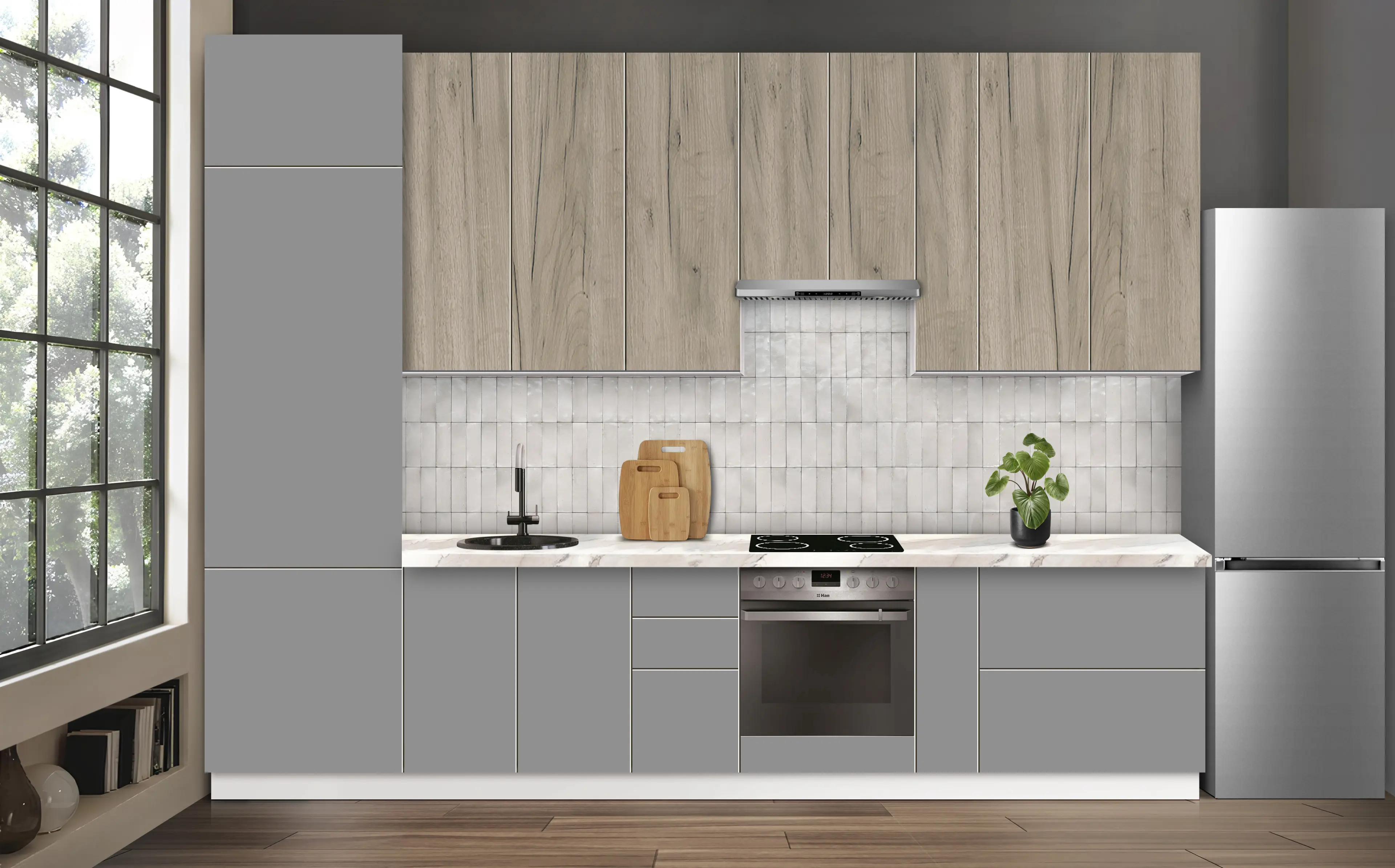 Bucatarie modulara Modern Dolce Vita 6 H110 3.4m